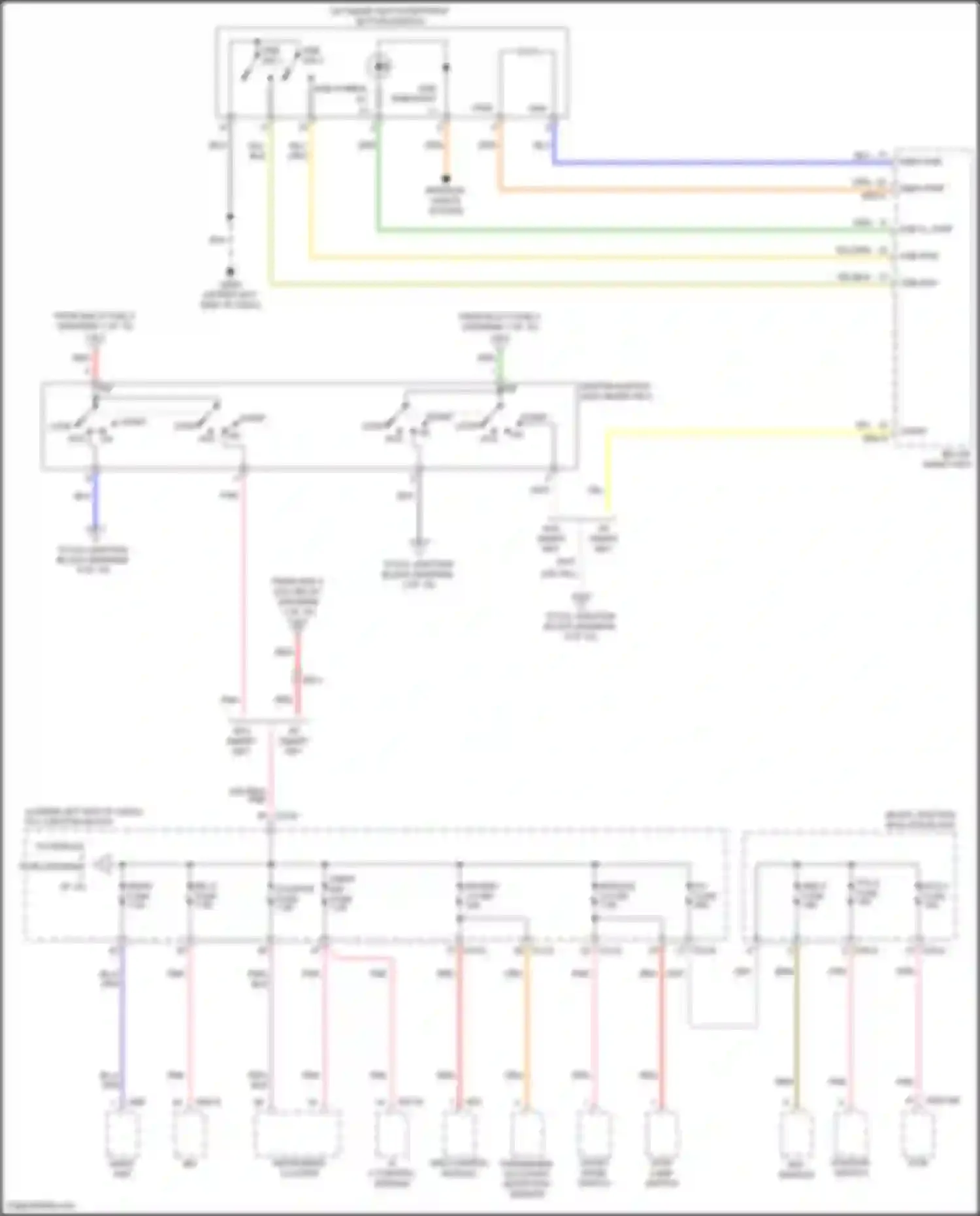 Wiring diagram blk for Kia K3 II facelift (2021-2024) (109 of 156)