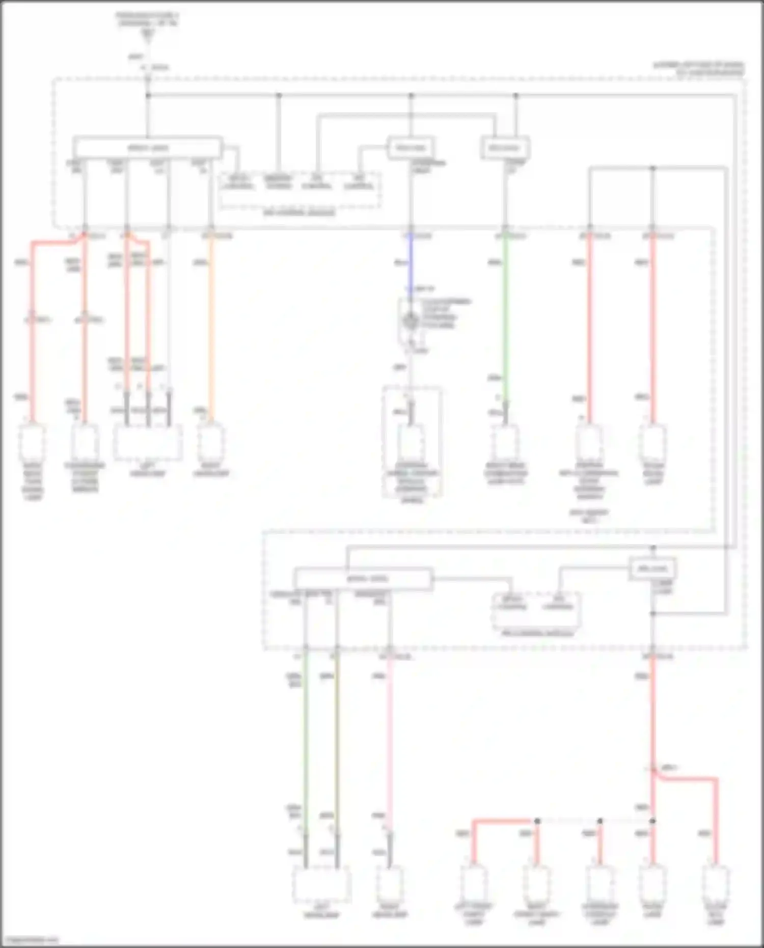 Wiring diagram blk for Kia K3 II facelift (2021-2024) (107 of 156)