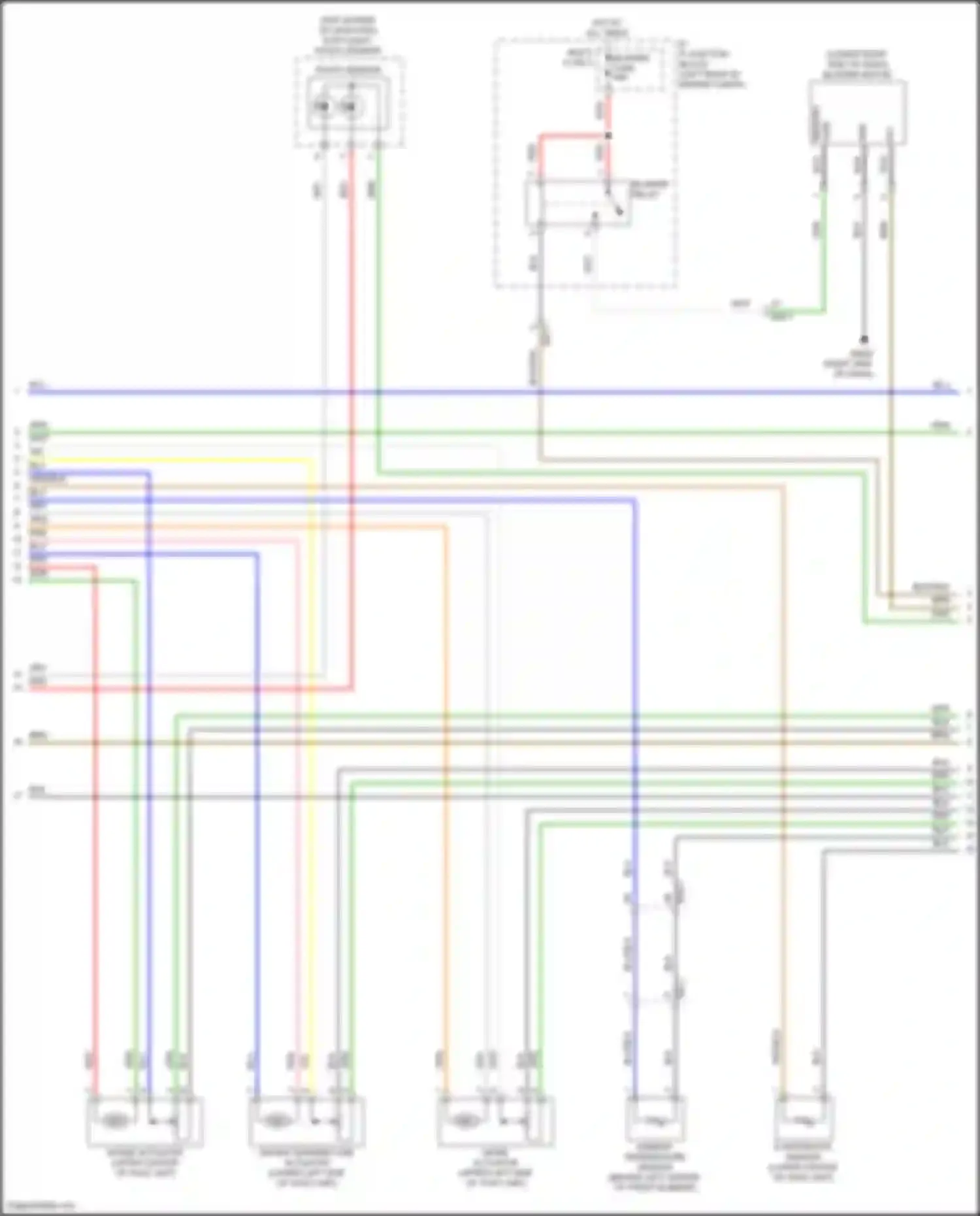 Wiring diagram blu for Kia K3 II facelift (2021-2024) (135 of 151)