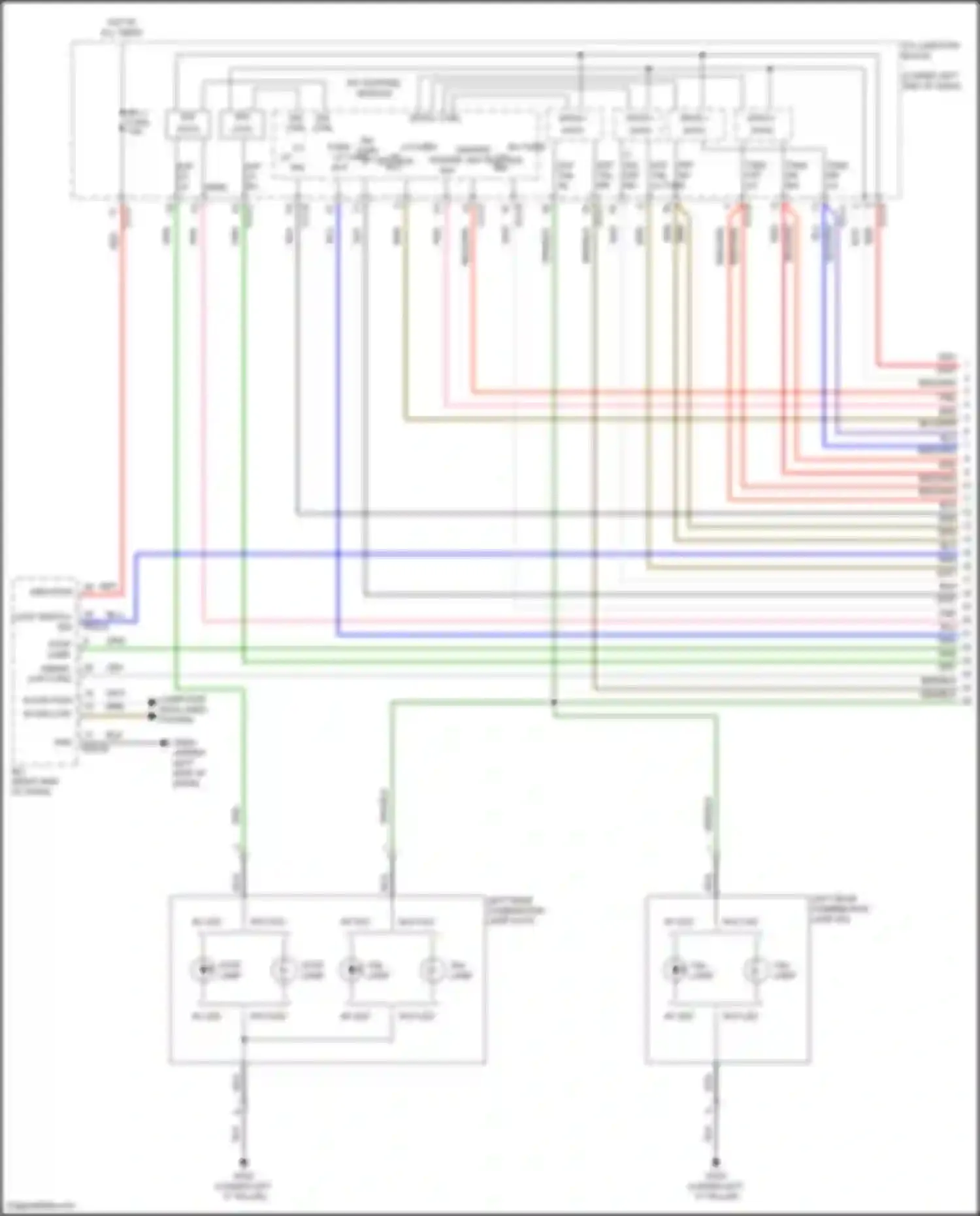 Wiring diagram computer data lines system for Kia K3 II facelift (2021-2024) (53 of 85)