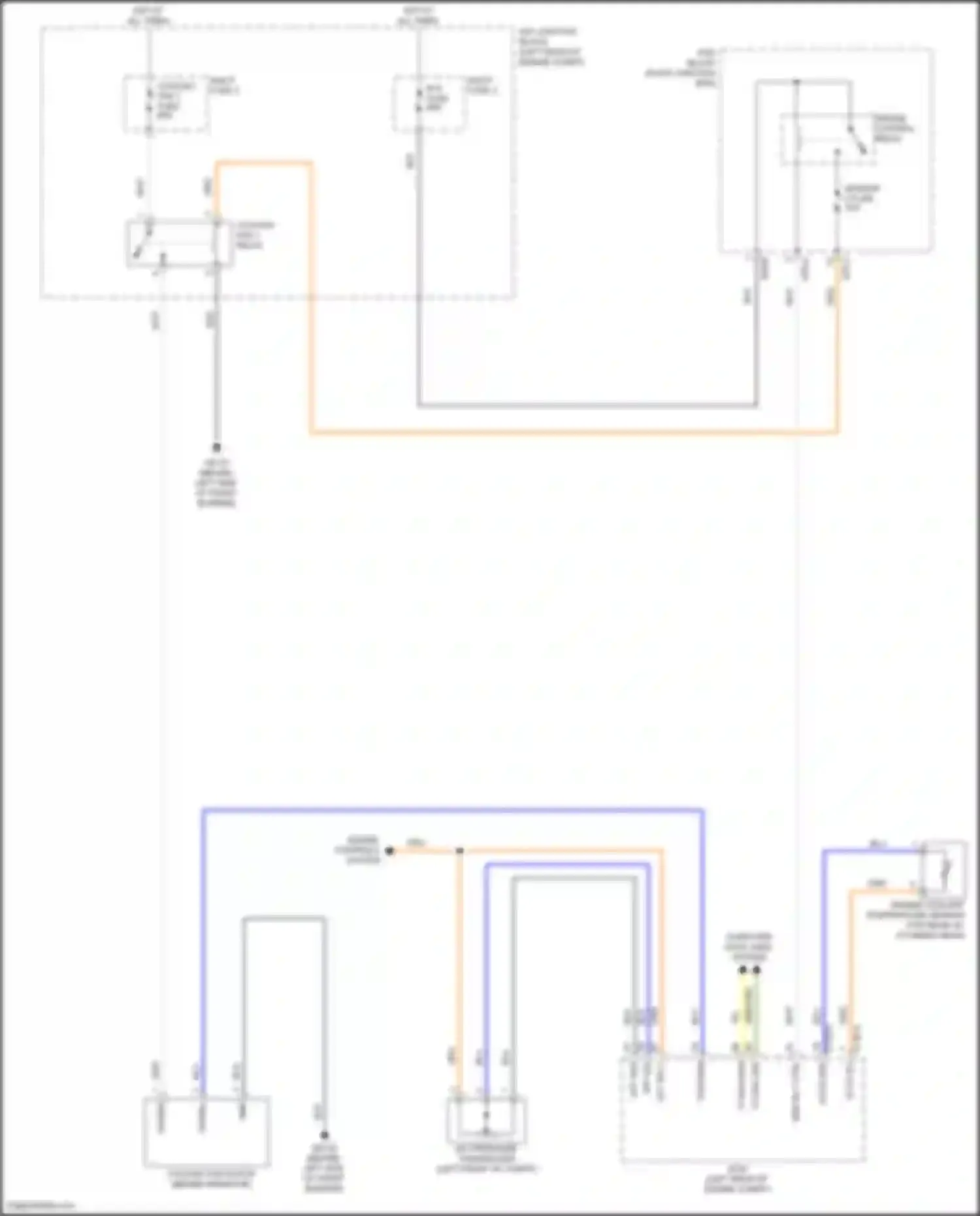 Wiring diagram sensor 2 fuse for Kia K3 II facelift (2021-2024)