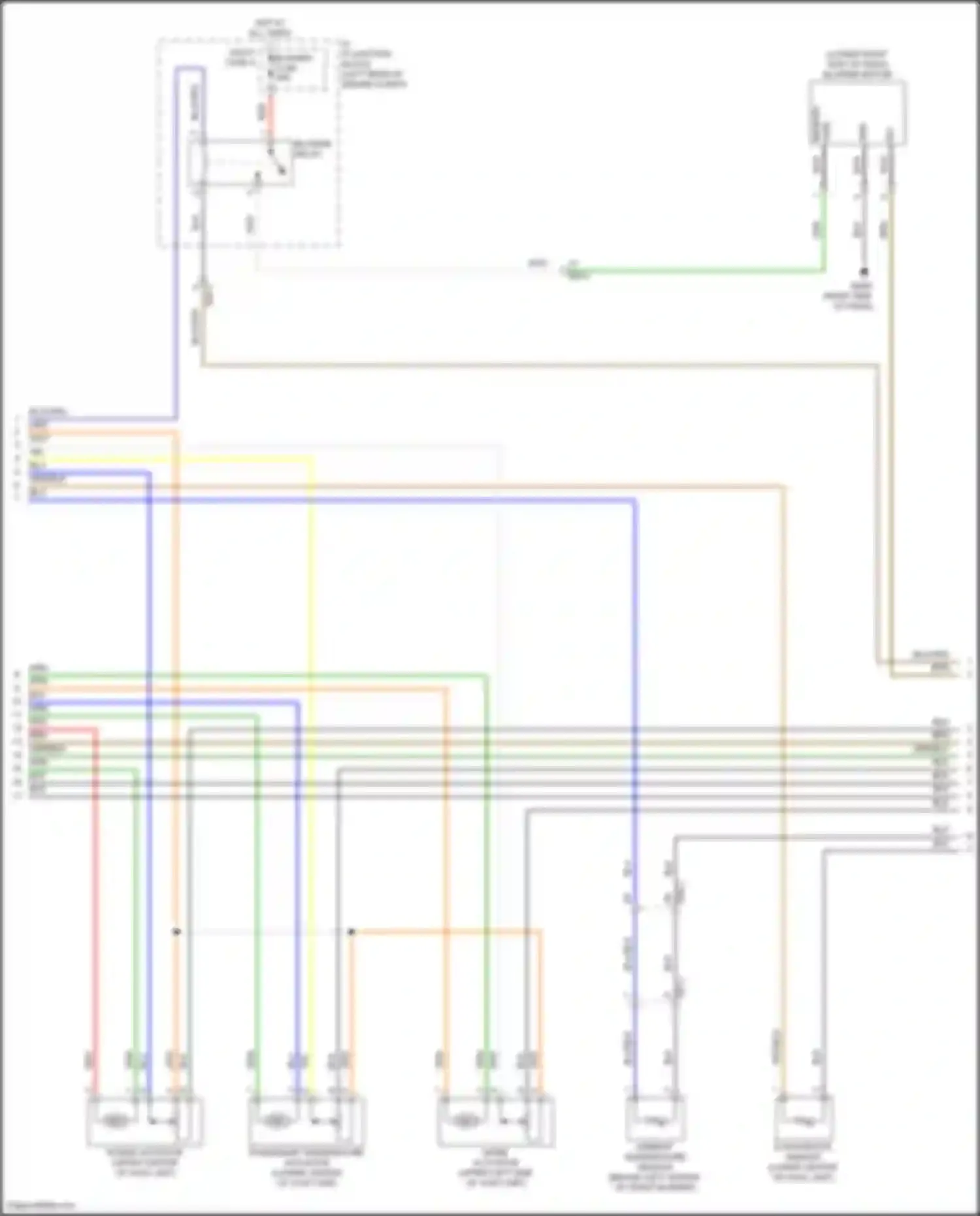 Wiring diagram e/r junction block for Kia K3 II facelift (2021-2024) (37 of 41)