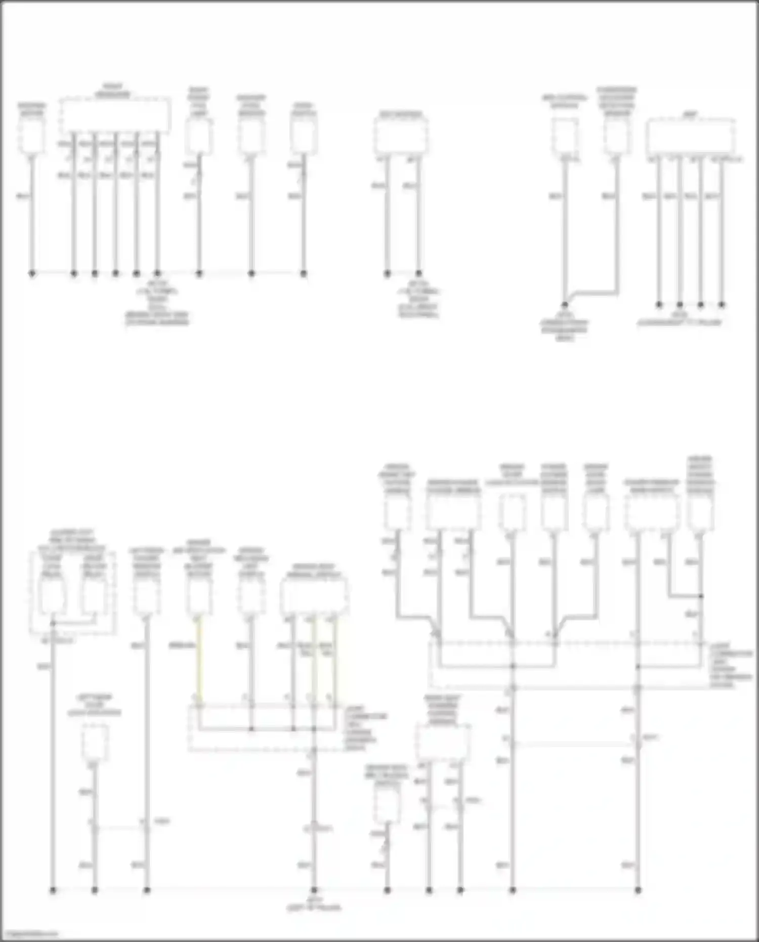 Wiring diagram washer level sensor for Kia K3 II facelift (2021-2024)