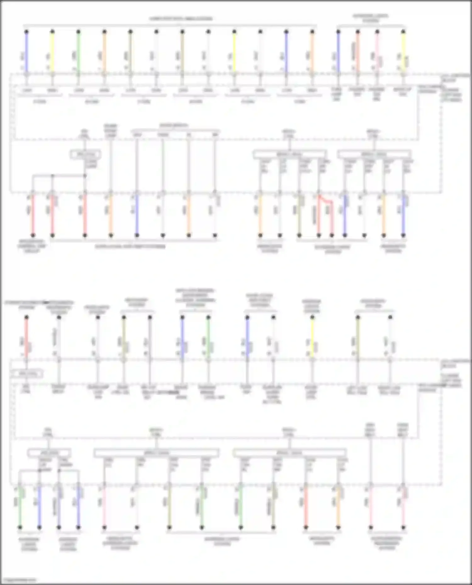 Wiring diagram h/lp lo rh for Kia K3 II facelift (2021-2024) (5 of 5)