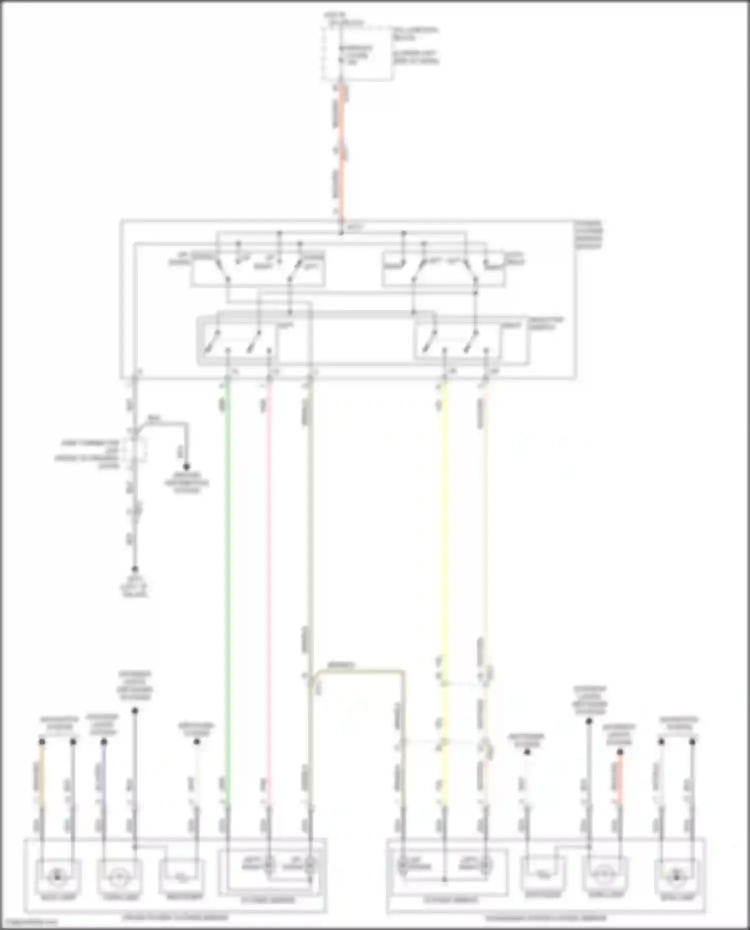 Wiring diagram module 2 fuse for Kia K3 II facelift (2021-2024)