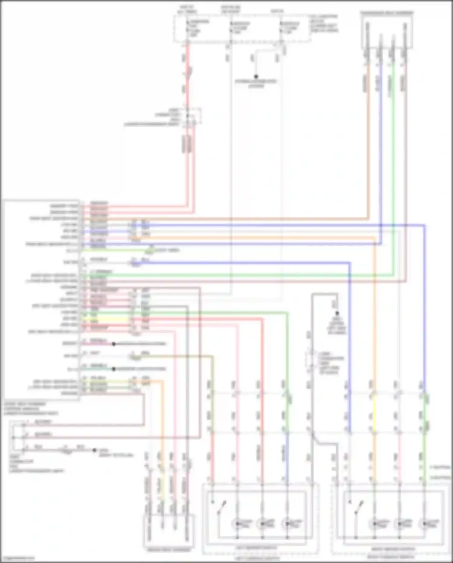 Wiring diagram module 5 fuse for Kia K3 II facelift (2021-2024)