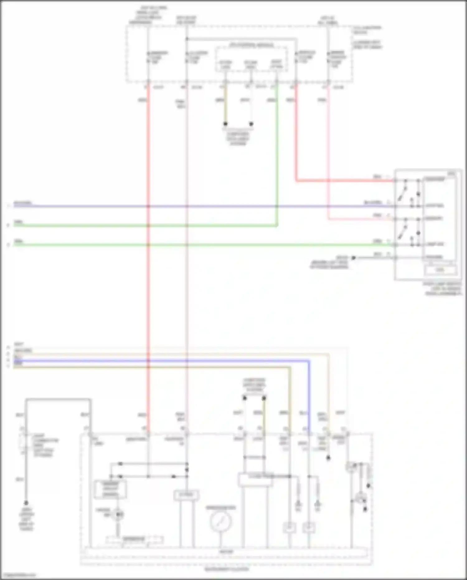 Wiring diagram module 3 fuse for Kia K3 II facelift (2021-2024)