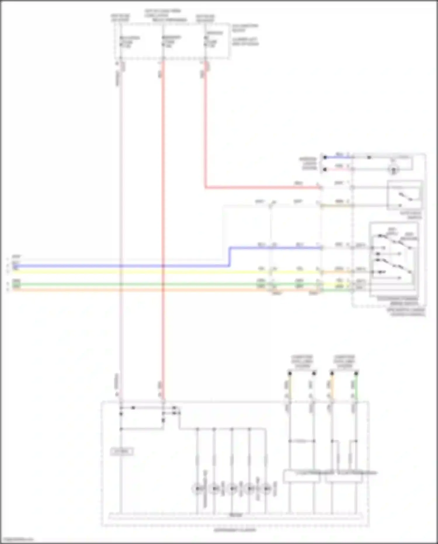 Wiring diagram module 4 fuse for Kia K3 II facelift (2021-2024)