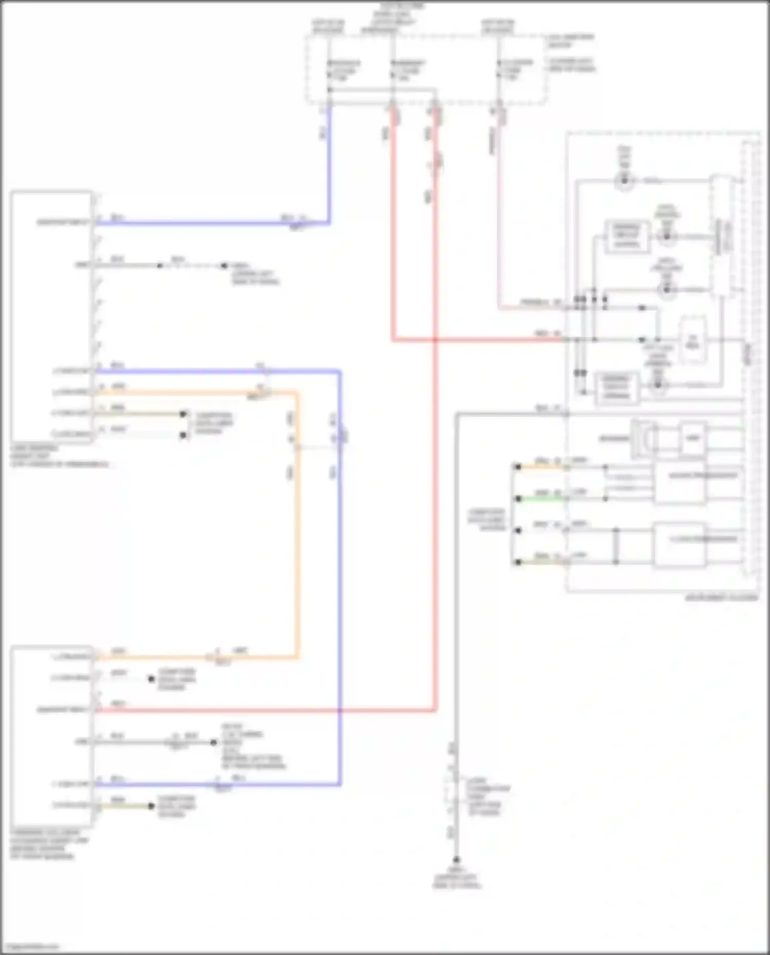 Wiring diagram module 4 fuse for Kia K3 II facelift (2021-2024)
