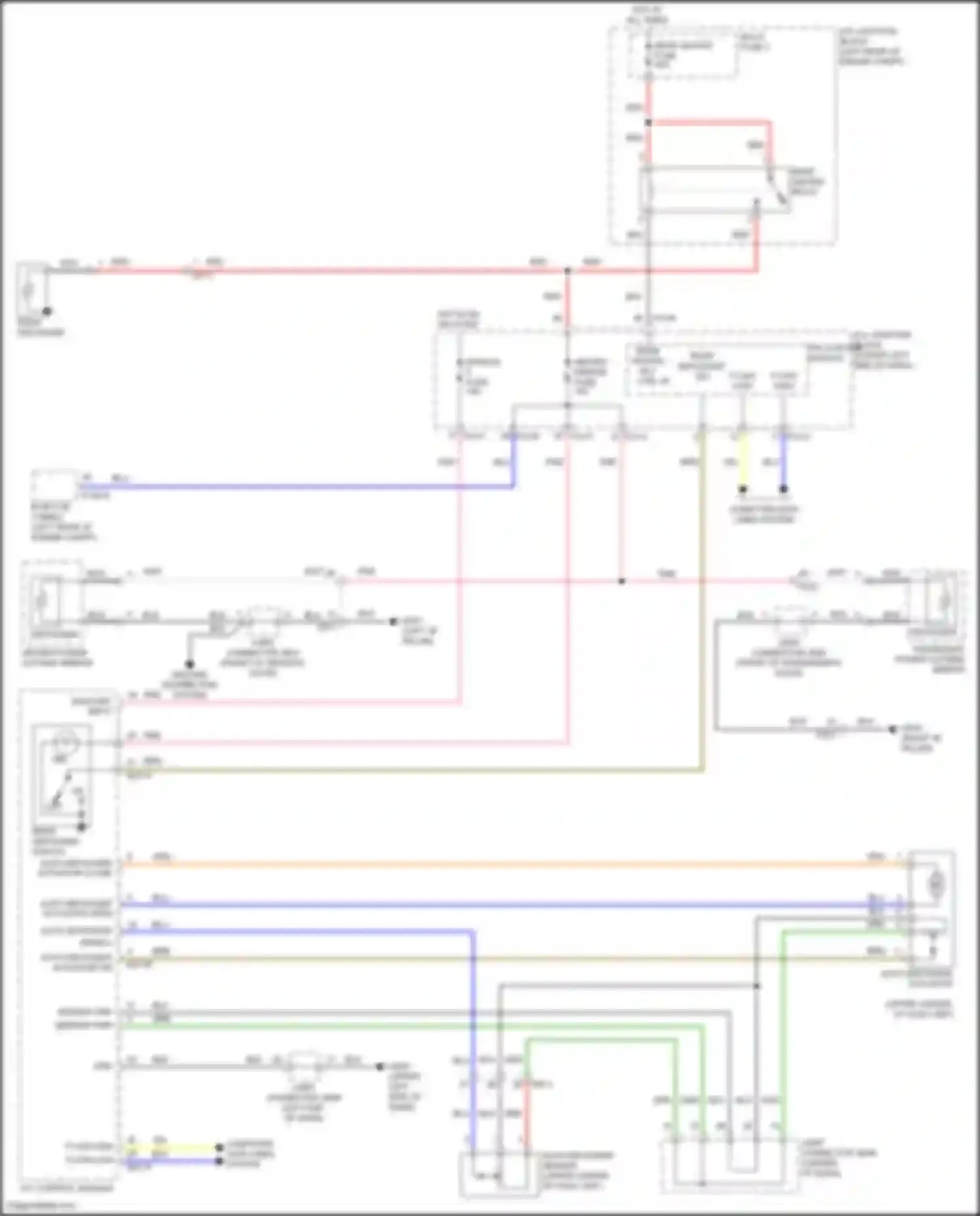 Wiring diagram module 5 fuse for Kia K3 II facelift (2021-2024)
