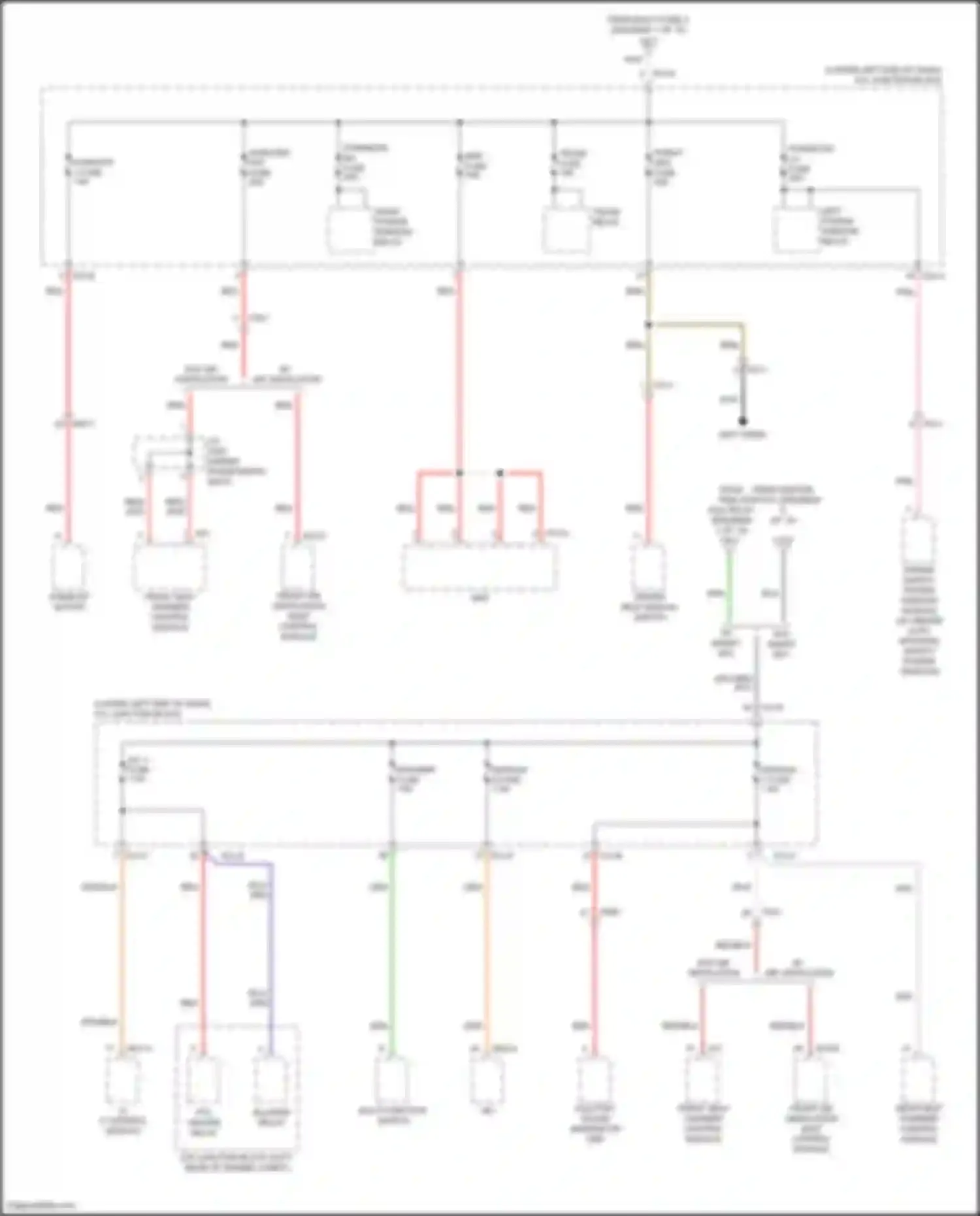 Wiring diagram module 7 fuse for Kia K3 II facelift (2021-2024)