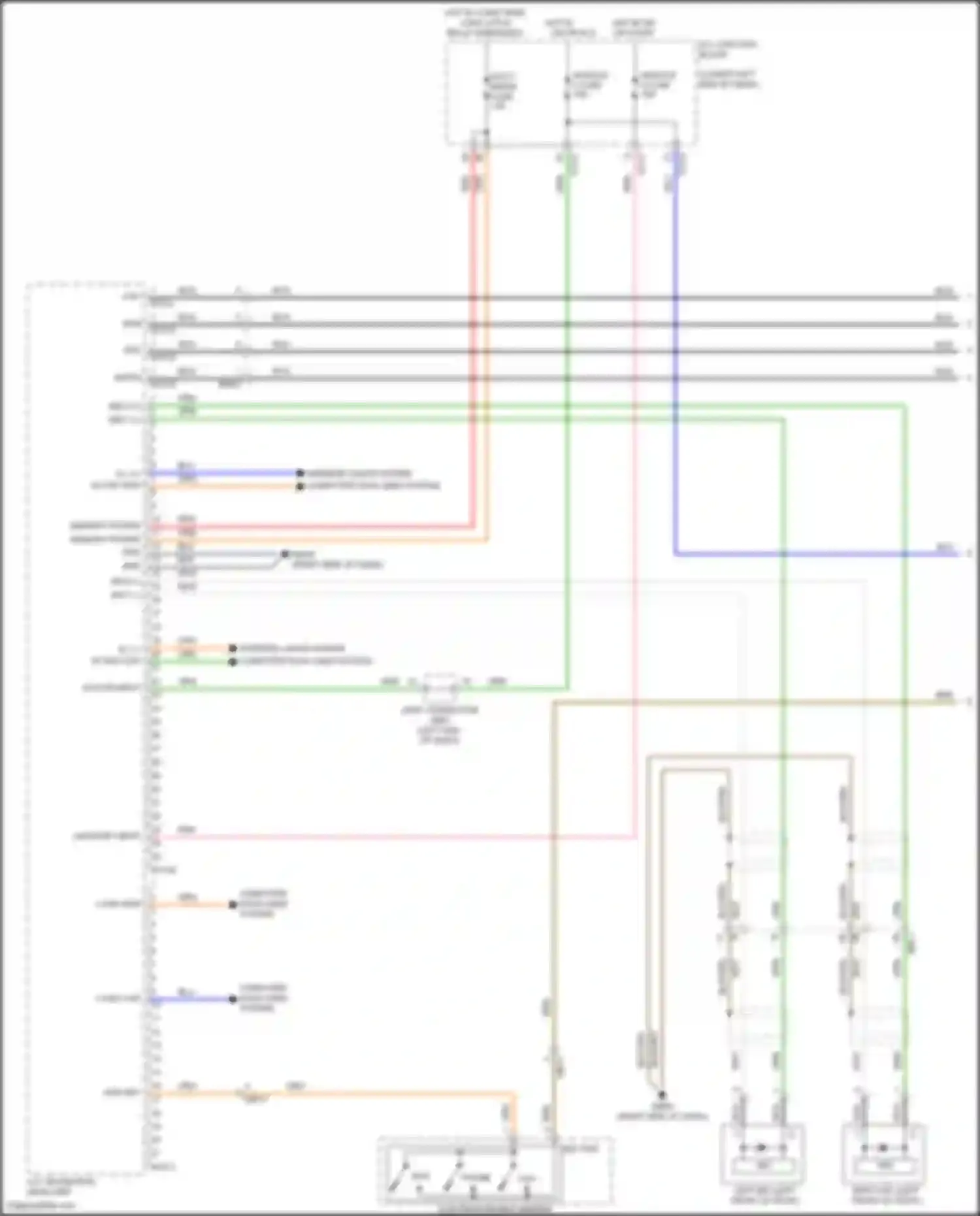 Wiring diagram module 2 fuse for Kia K3 II facelift (2021-2024) (4 of 11)