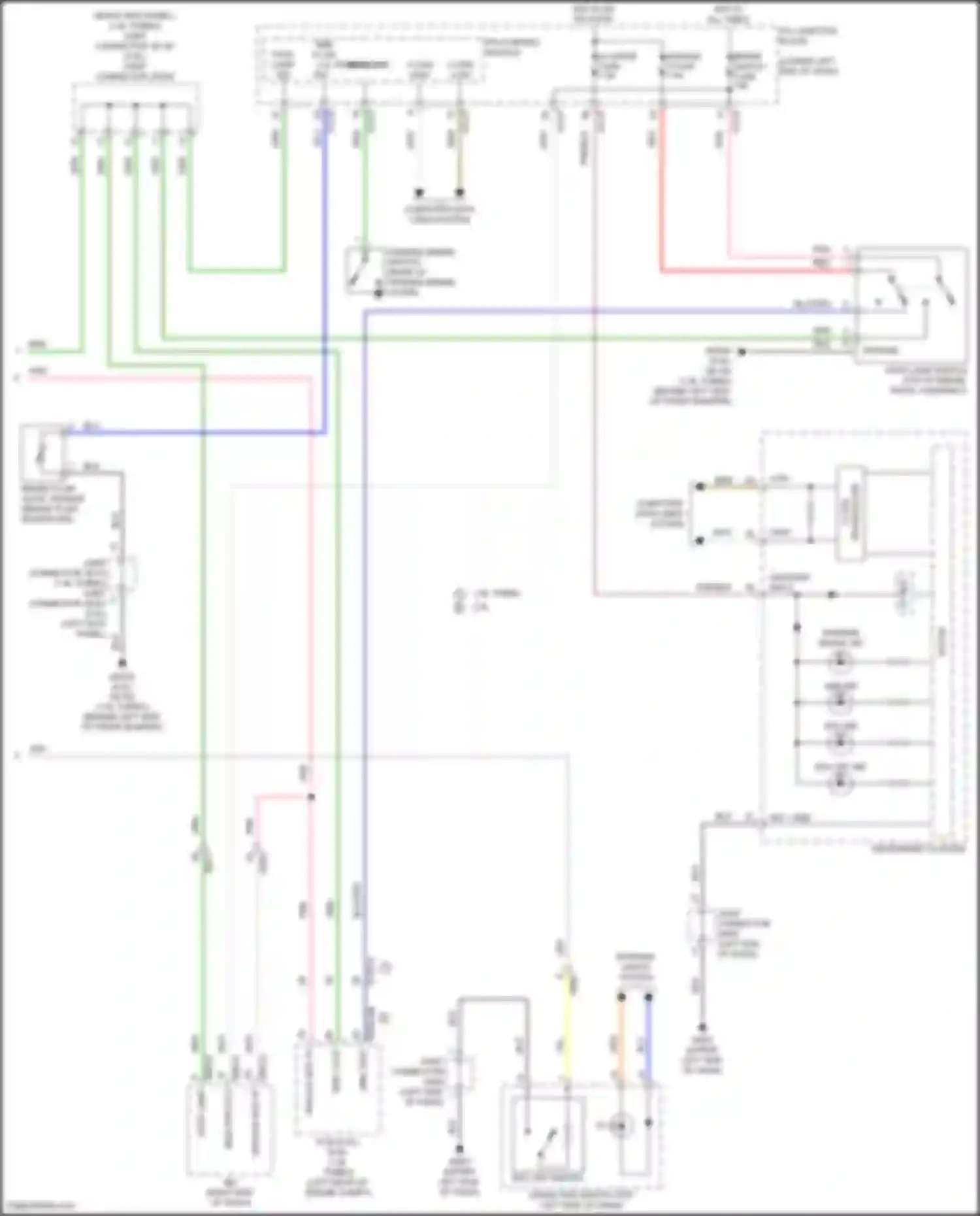 Wiring diagram on/start input for Kia K3 II facelift (2021-2024) (14 of 25)