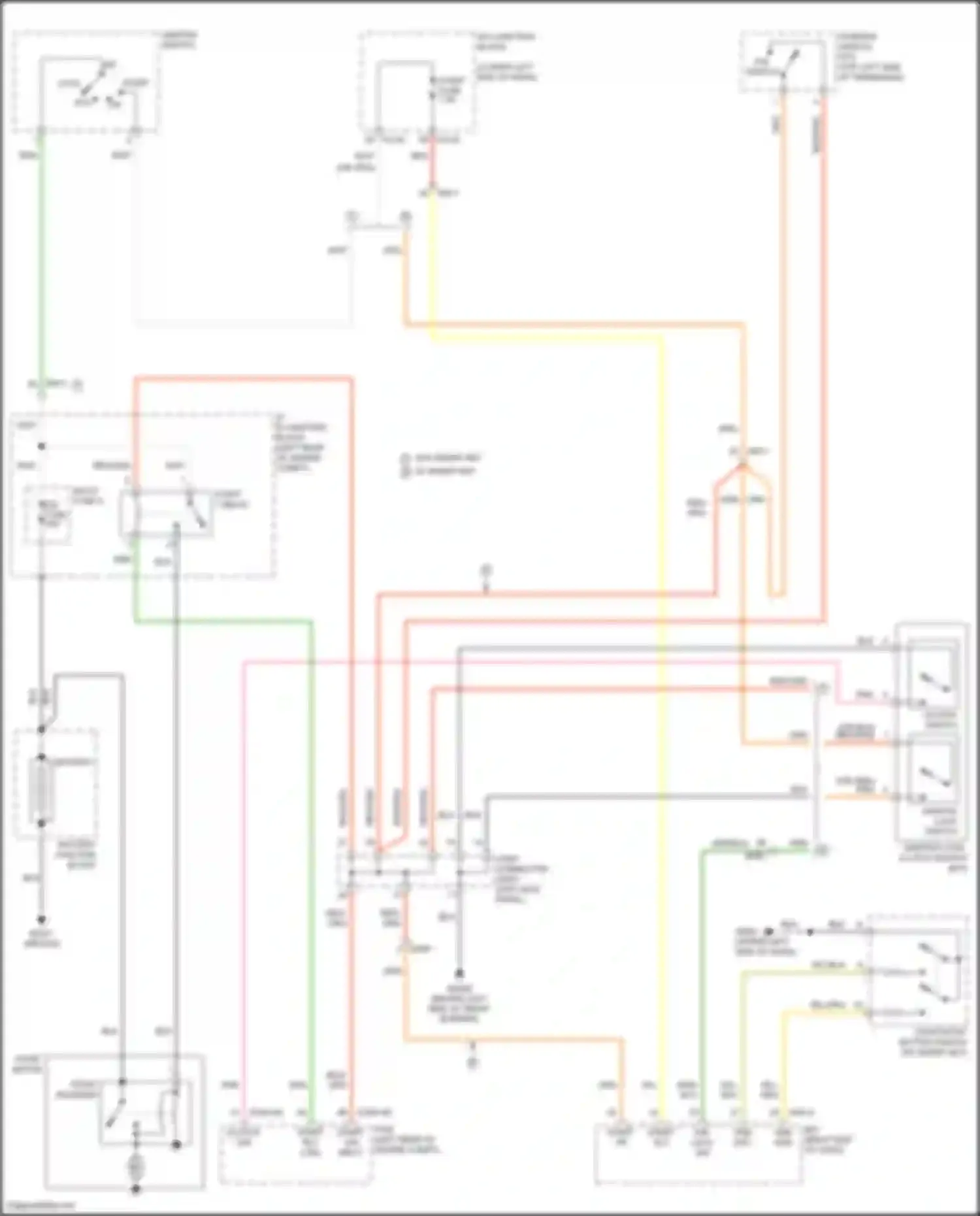 Wiring diagram rly ctrl for Kia K3 II facelift (2021-2024) (2 of 4)