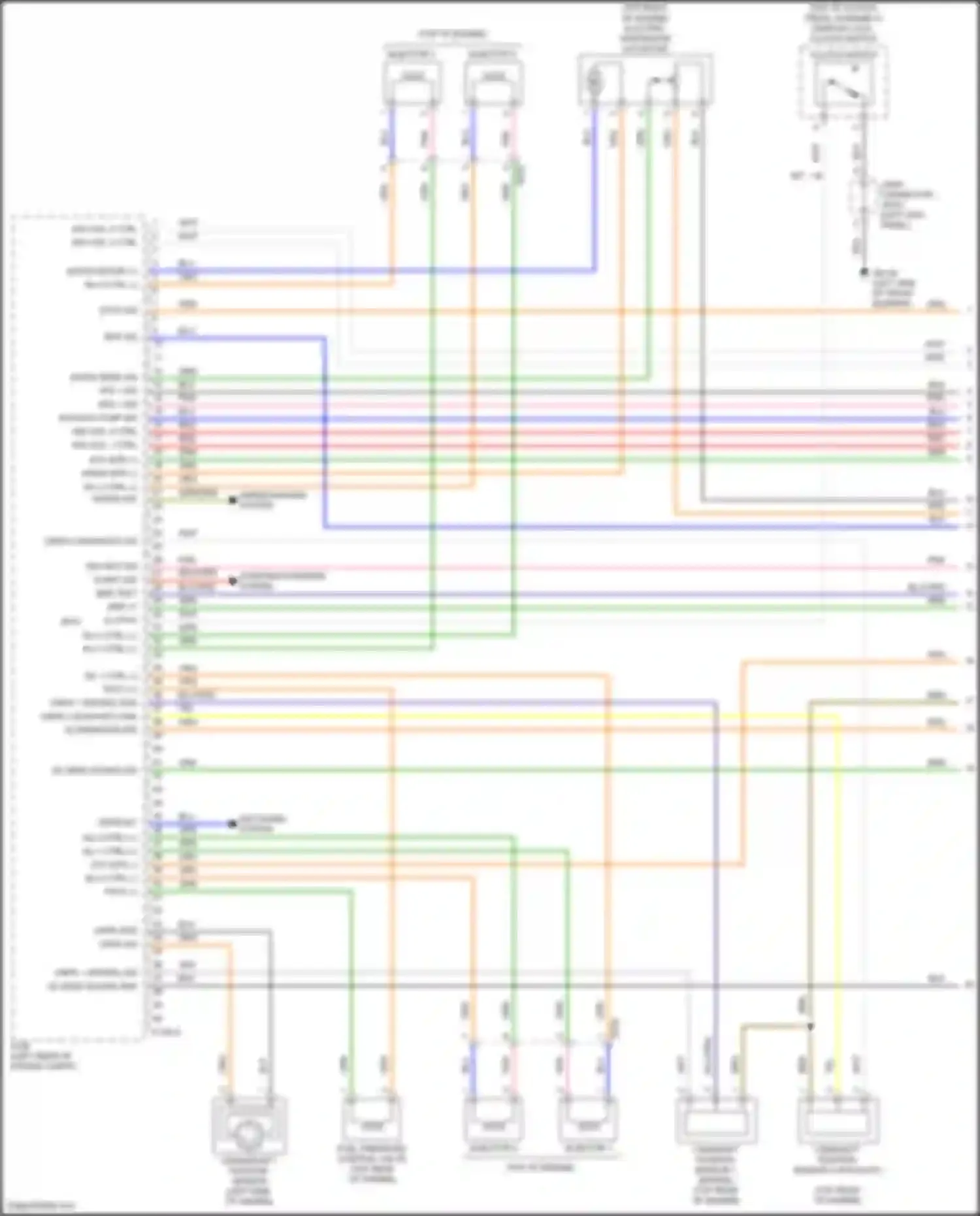Wiring diagram defogger system for Kia K3 II facelift (2021-2024)