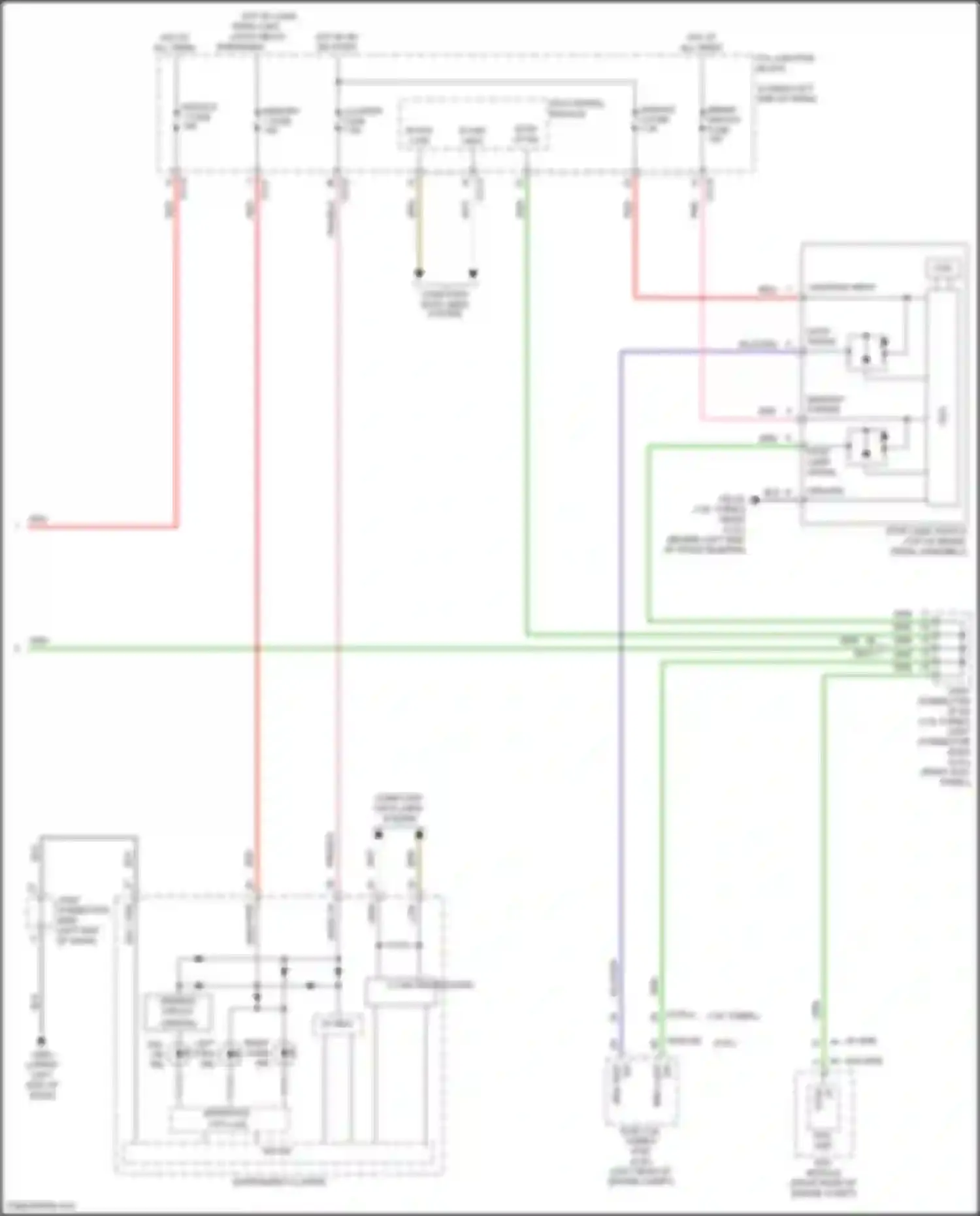 Wiring diagram w/ epb for Kia K3 II facelift (2021-2024) (2 of 7)