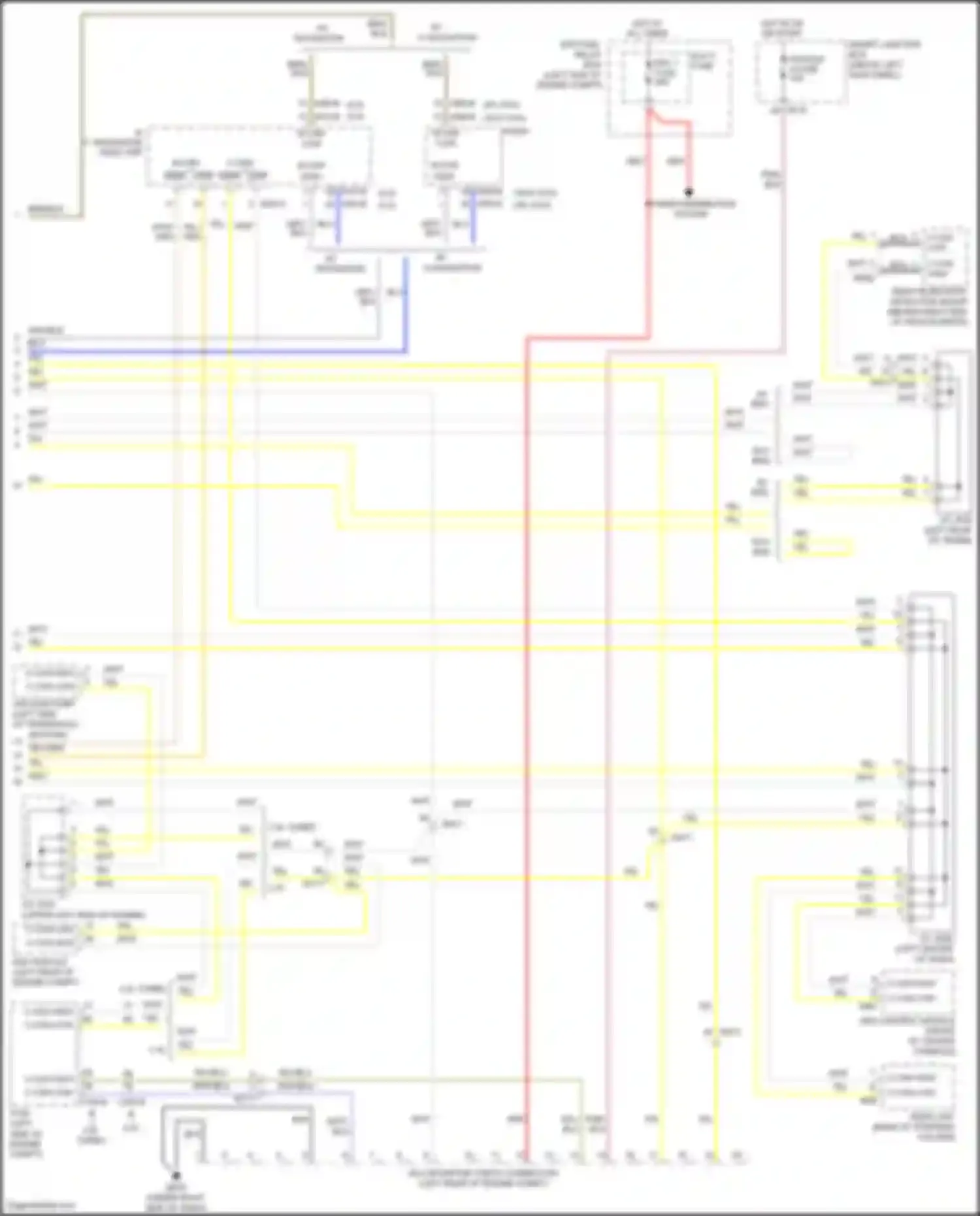 K5 Kia I facelift (2013-2015): Computer data lines circuit, except hybrid (3 of 3)