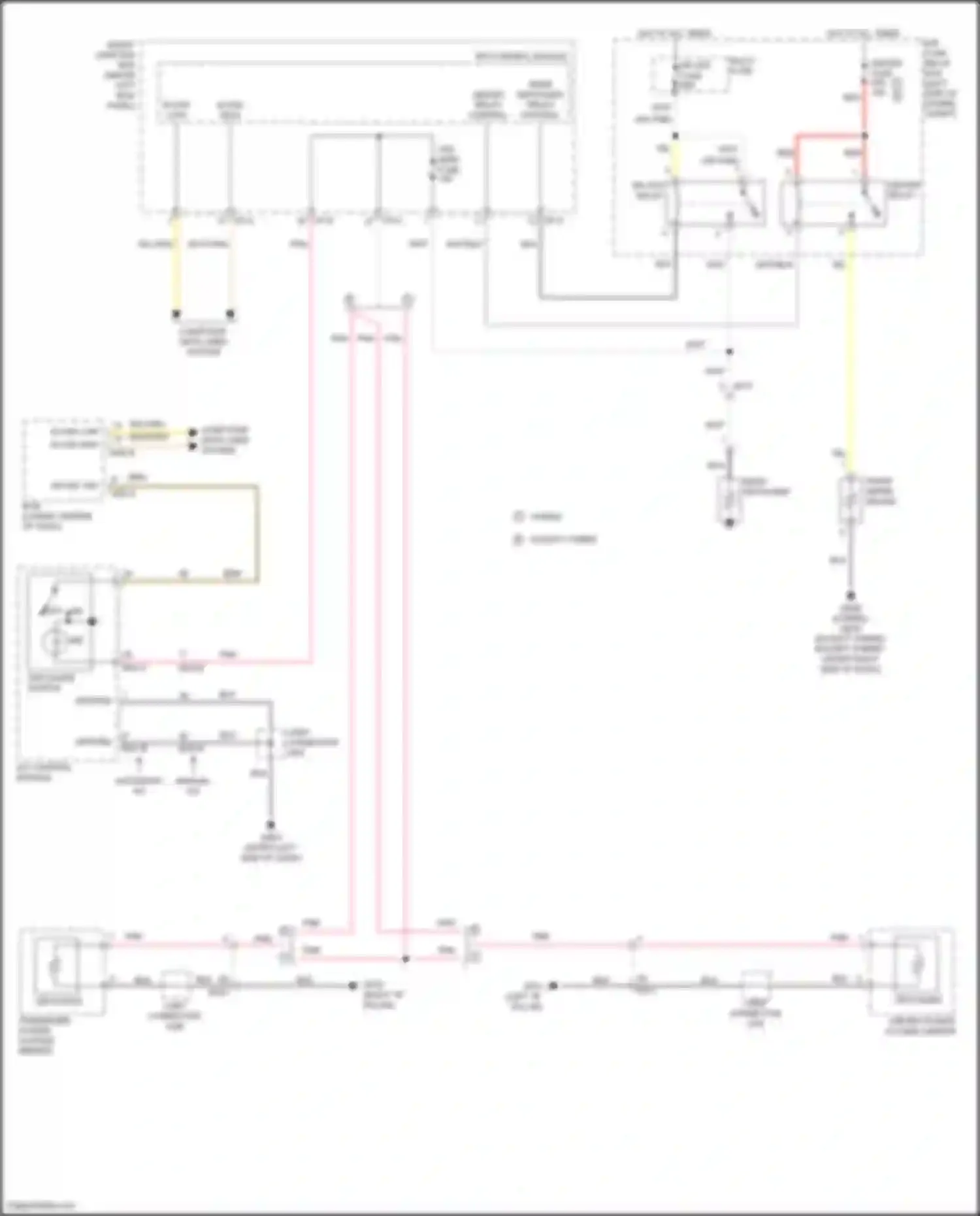 K5 Kia I facelift (2013-2015): Defoggers circuit, w/o auto defogger