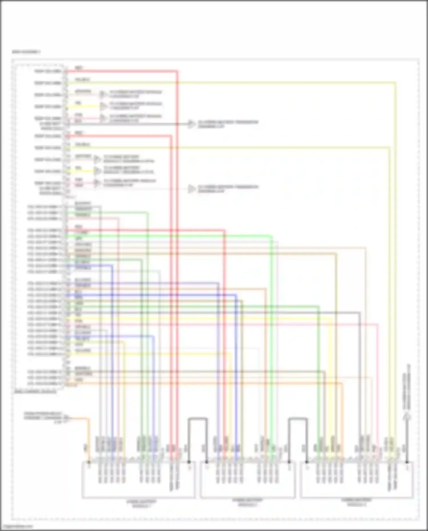 K5 Kia I facelift (2013-2015): Wiring diagram engine performance 2.4l hybrid, hybrid control circuit (3 of 6)