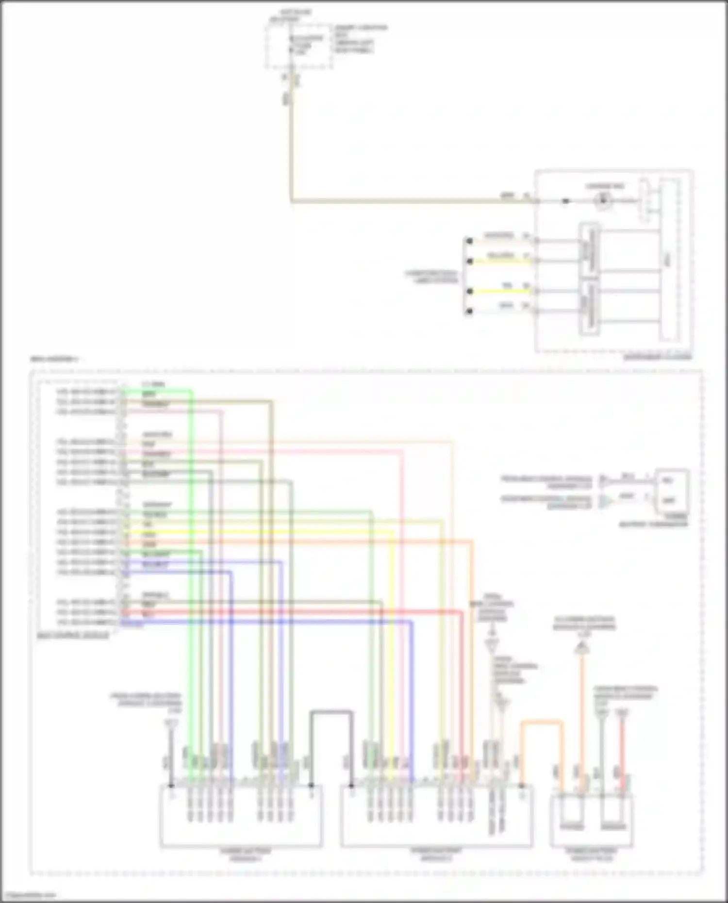 K5 Kia I facelift (2013-2015): Wiring diagram engine performance 2.4l hybrid, hybrid control circuit (4 of 6)