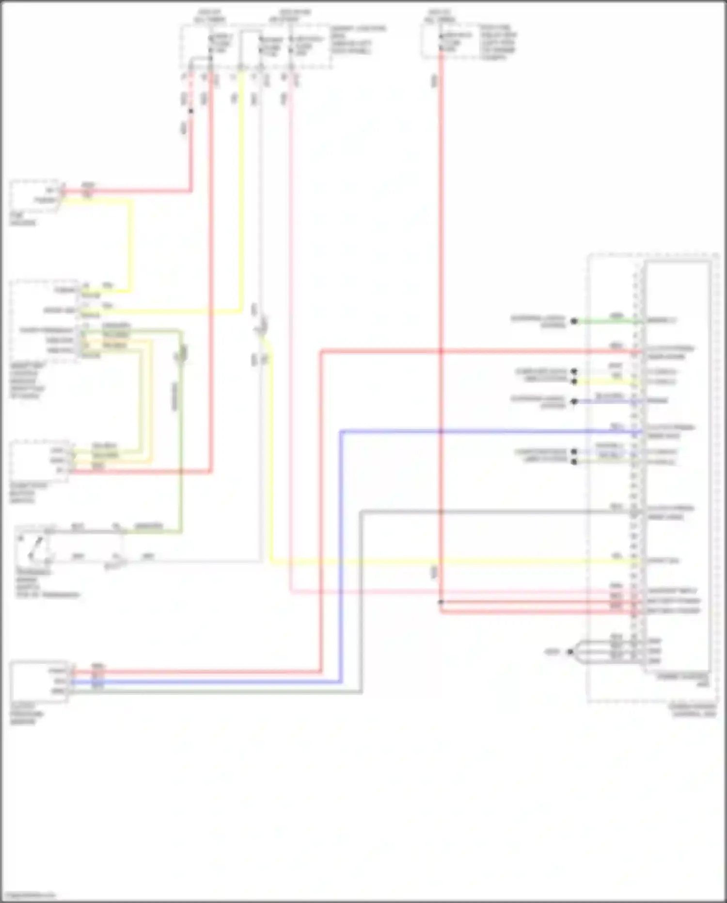K5 Kia I facelift (2013-2015): Wiring diagram engine performance 2.4l hybrid, hybrid control circuit (6 of 6)