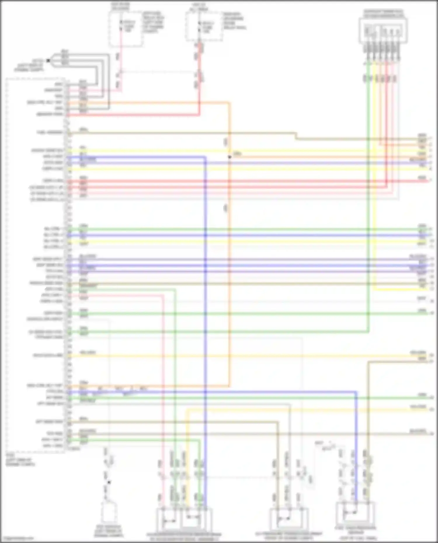 K5 Kia I facelift (2013-2015): Wiring diagram engine performance 2.4l hybrid, mfi control circuit (1 of 5)