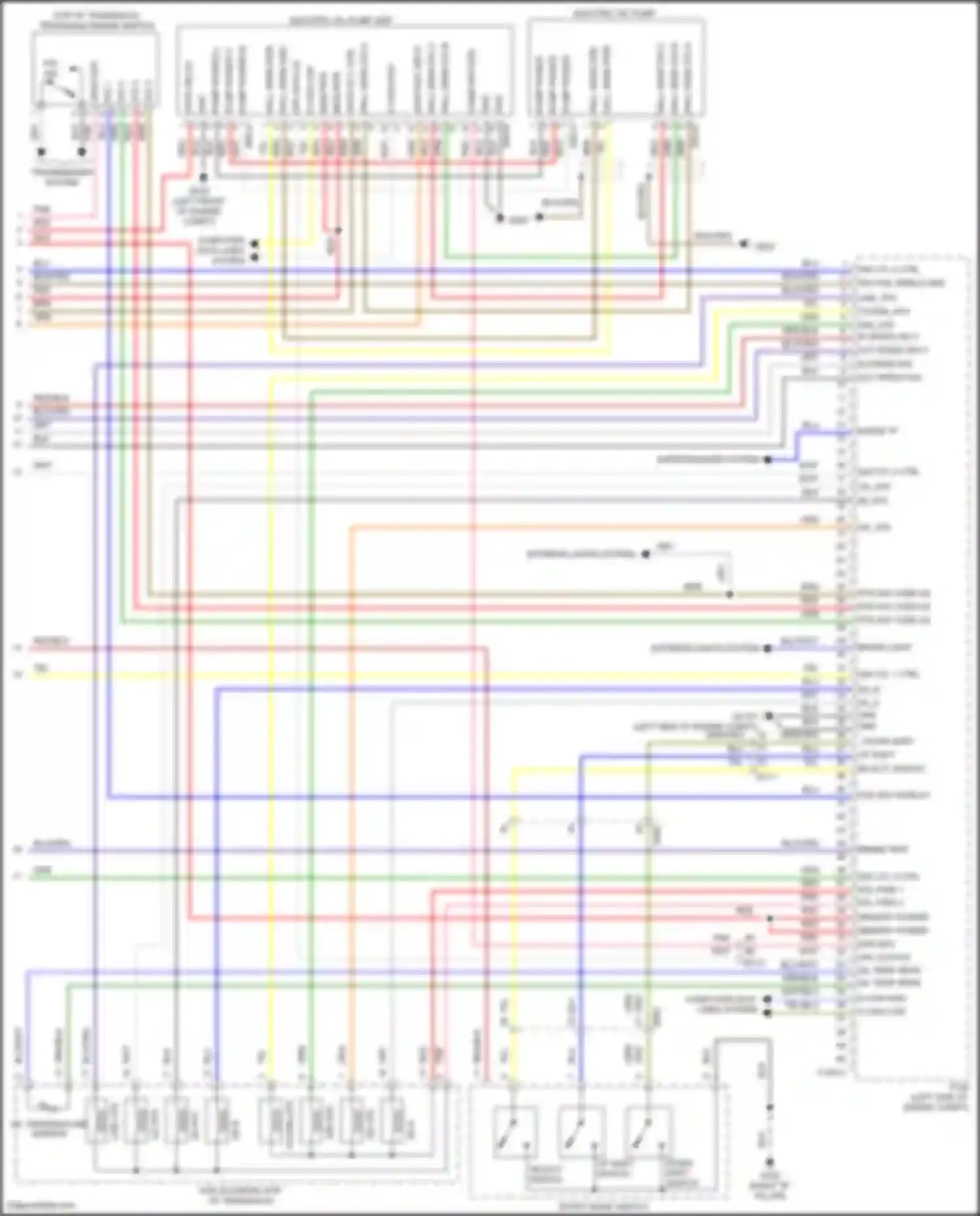 K5 Kia I facelift (2013-2015): Wiring diagram engine performance 2.4l hybrid, mfi control circuit (5 of 5)