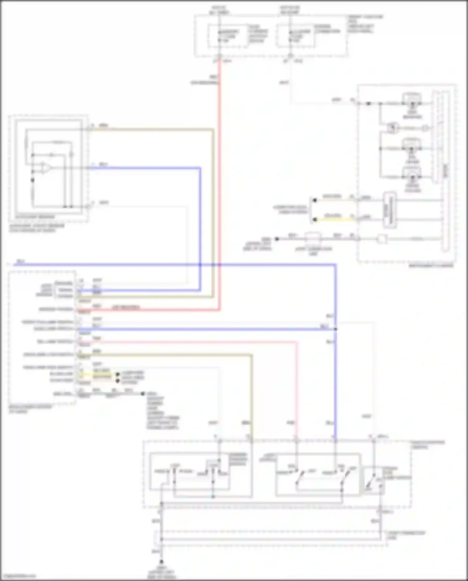 K5 Kia I facelift (2013-2015): Autolamps circuit (2 of 2)