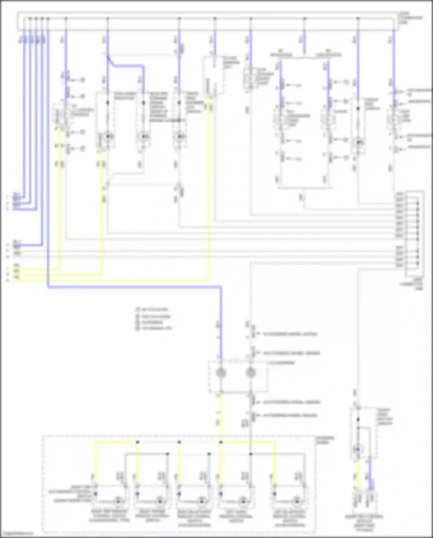 K5 Kia I facelift (2013-2015): Instrument illumination circuit, except hybrid (3 of 3)