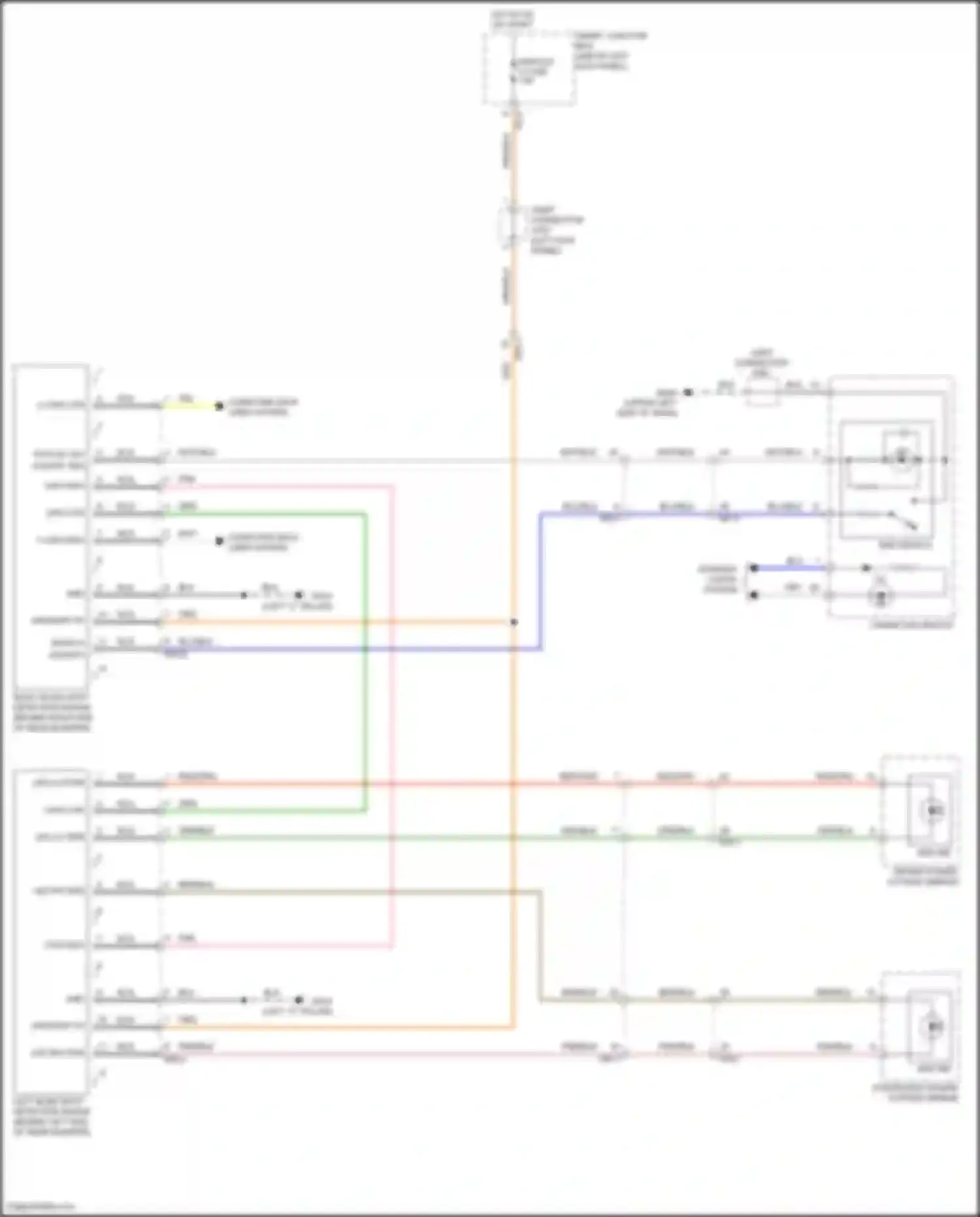 K5 Kia I facelift (2013-2015): Blind spot information system circuit