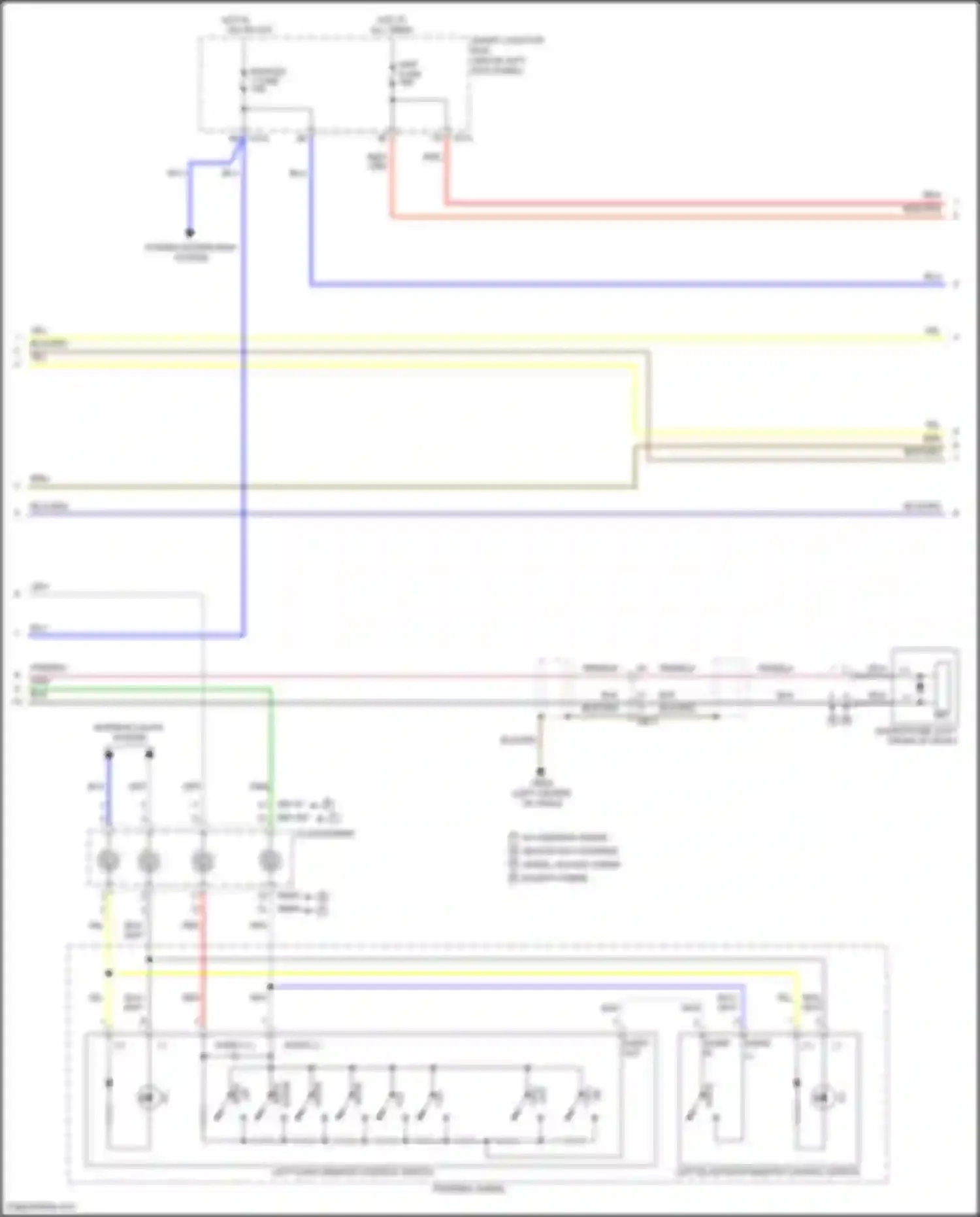 K5 Kia I facelift (2013-2015): Navigation circuit, version 3.0 w/ amplifier (3 of 4)