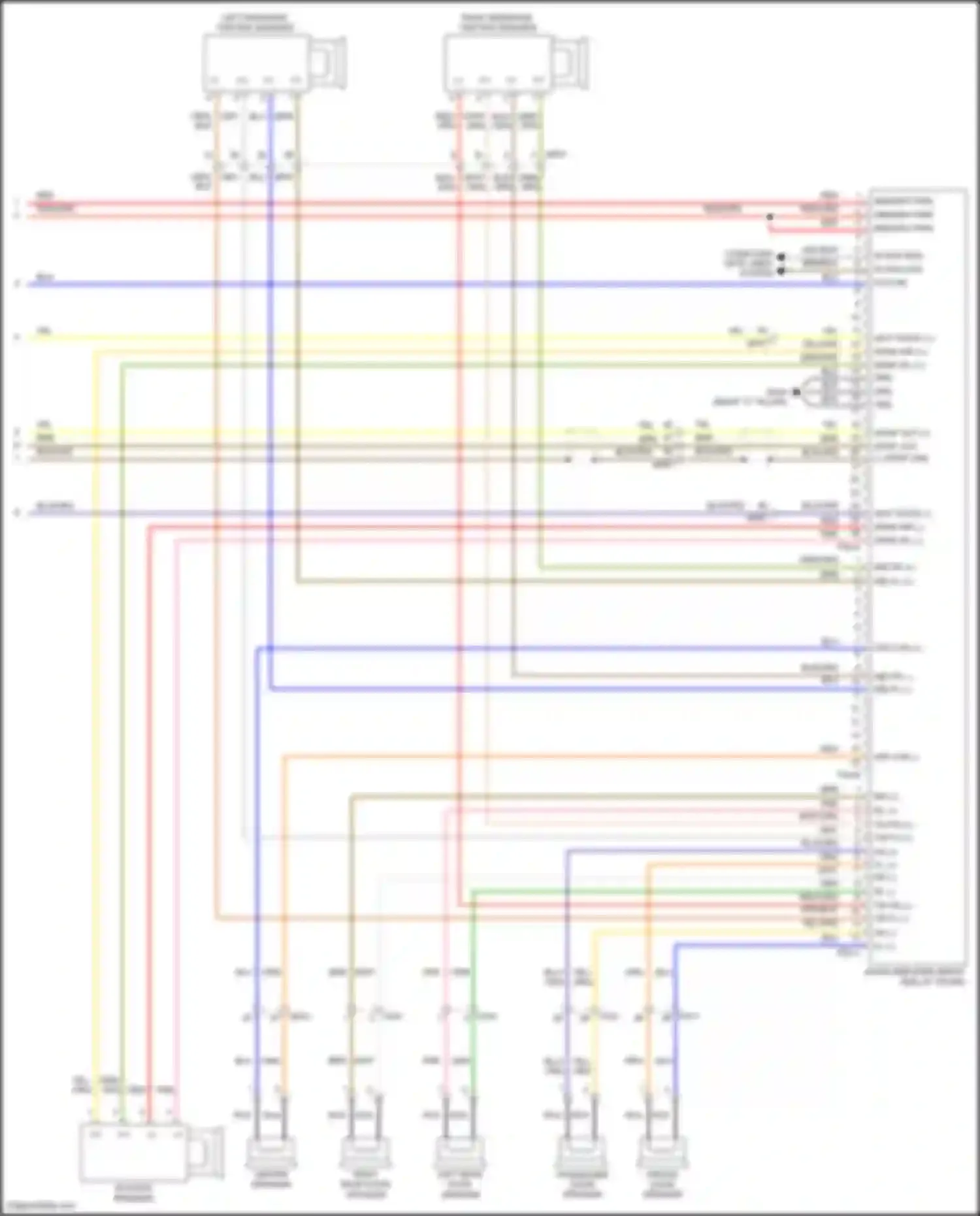 K5 Kia I facelift (2013-2015): Navigation circuit, version 3.0 w/ amplifier (4 of 4)