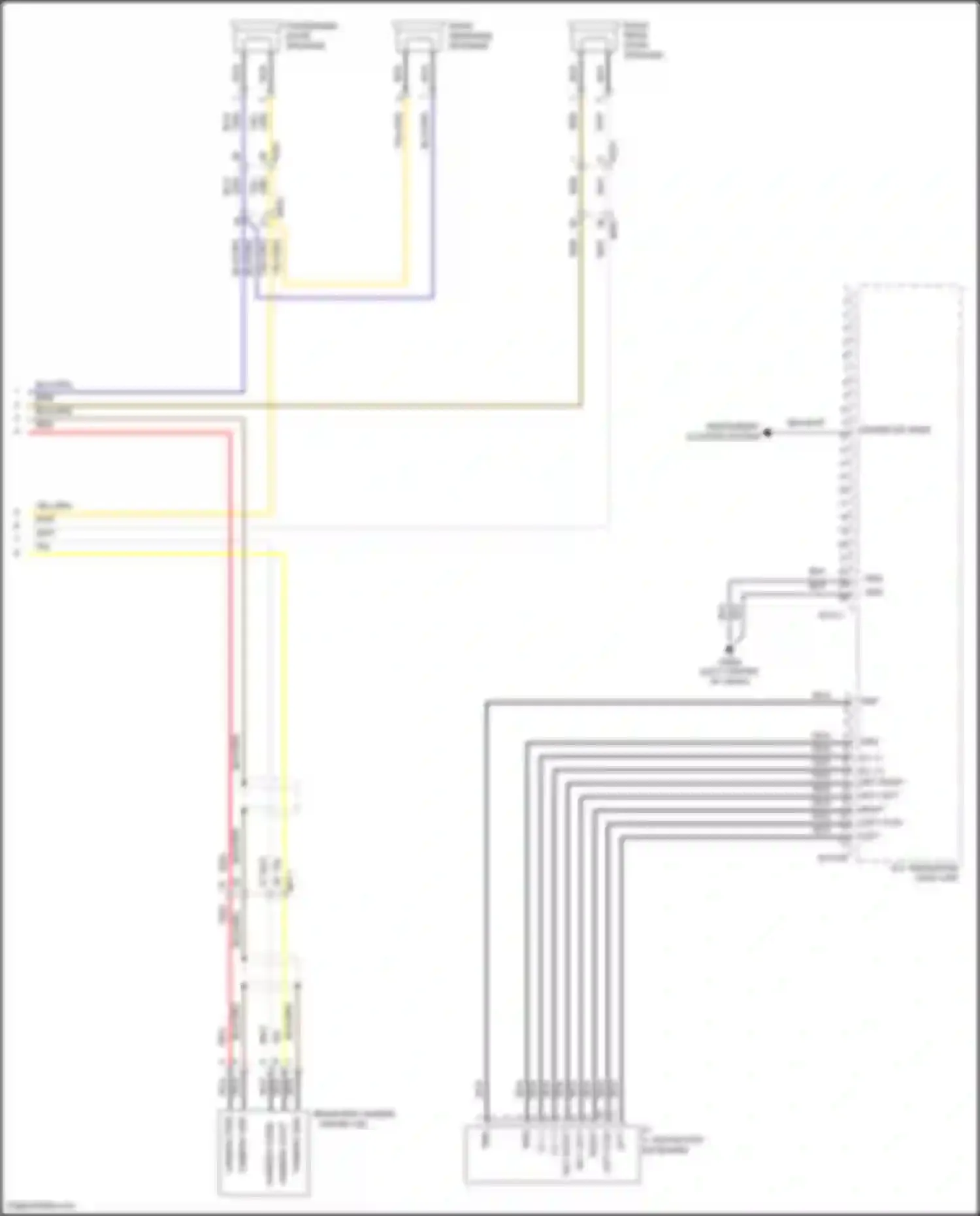 K5 Kia I facelift (2013-2015): Navigation circuit, version 3.0 w/o amplifier (3 of 3)