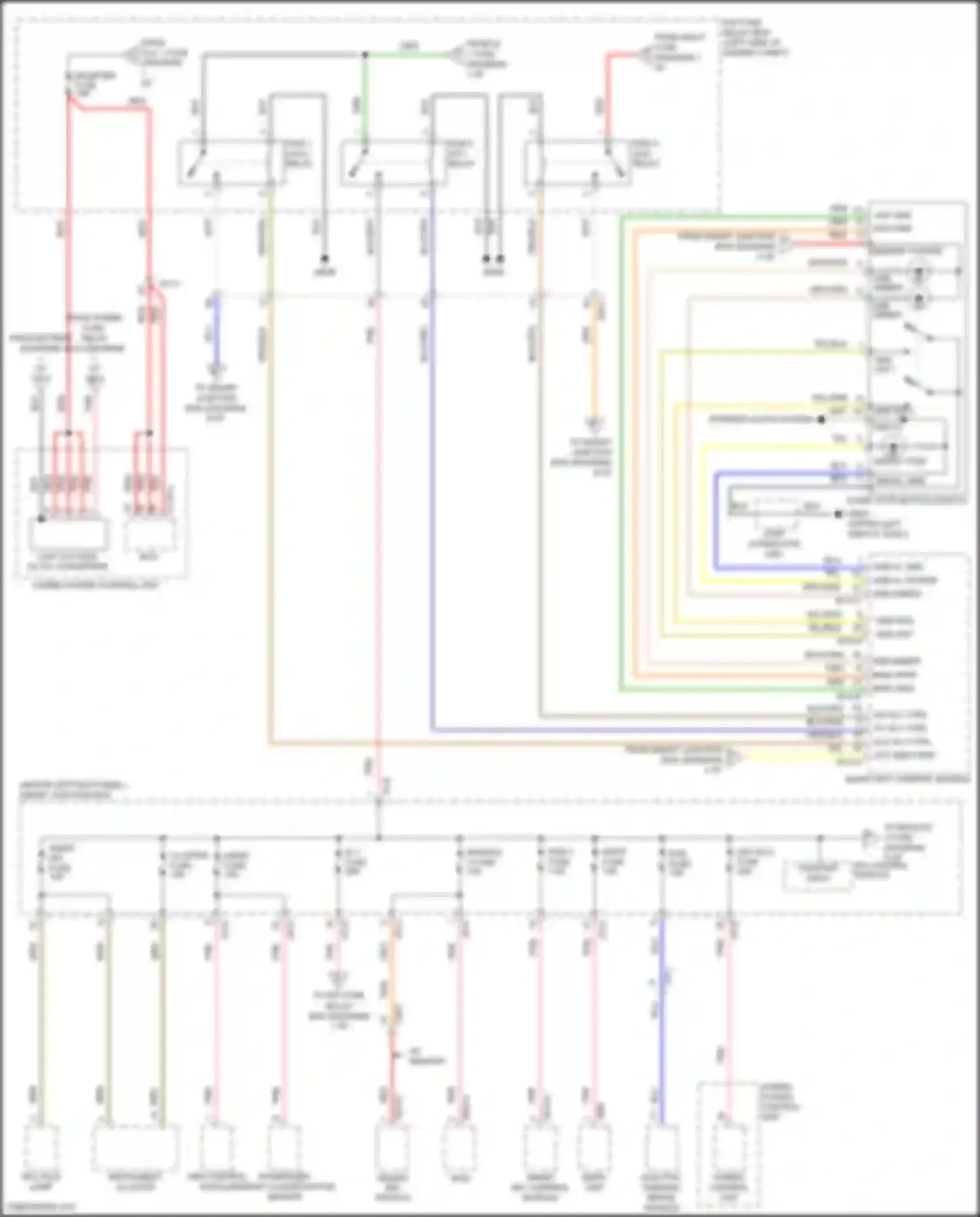 K5 Kia I facelift (2013-2015): Power distribution circuit, hybrid (2 of 9)