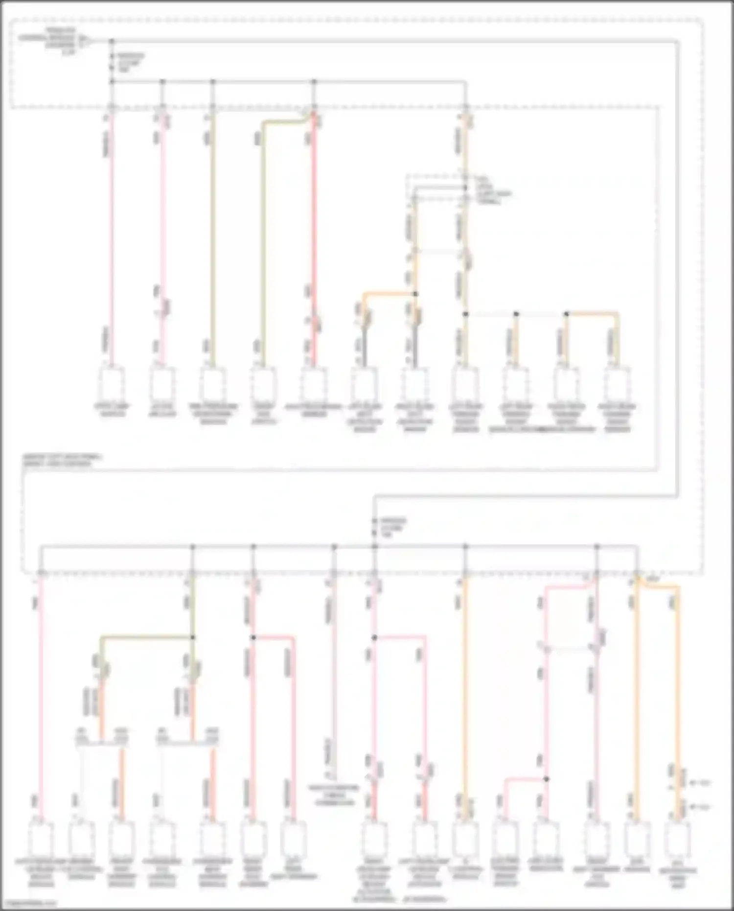 K5 Kia I facelift (2013-2015): Power distribution circuit, hybrid (3 of 9)