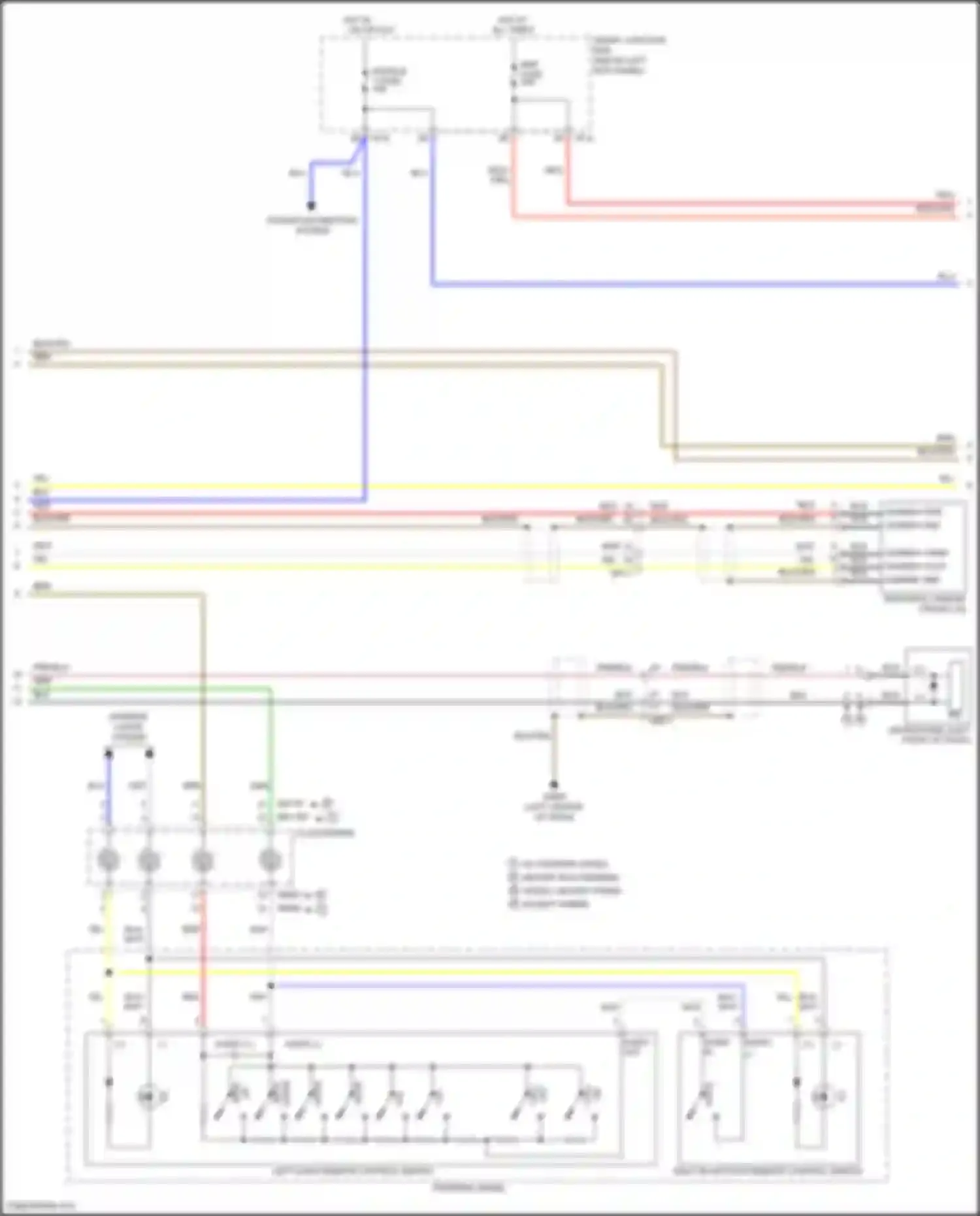 K5 Kia I facelift (2013-2015): Radio circuit, w/o navigation w/ uvo & amplifier (2 of 3)