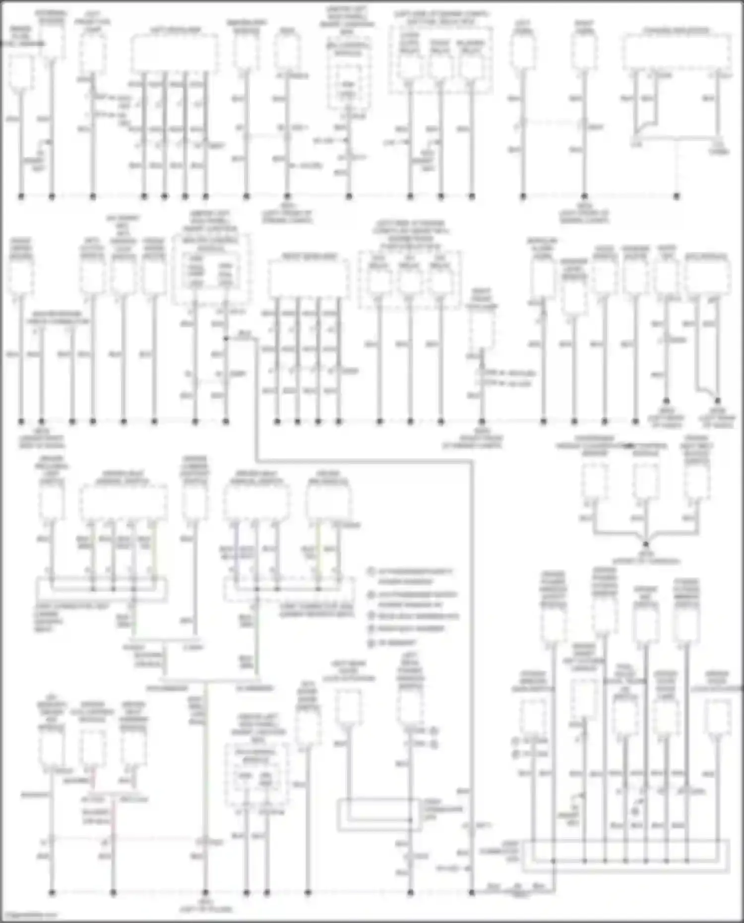 Wiring diagram 2 way for Kia K5 I facelift (2013-2015) (2 of 3)