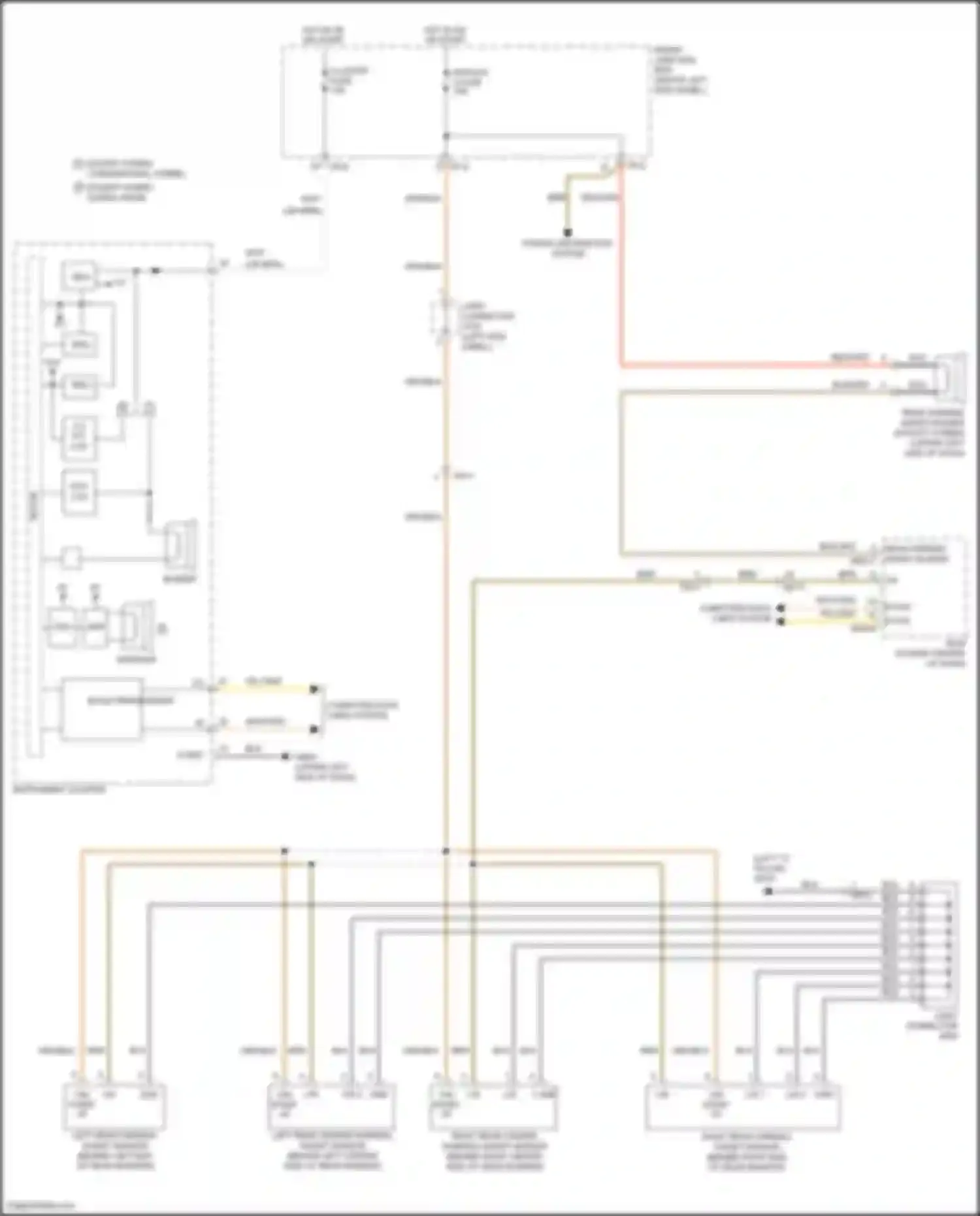Wiring diagram 4.2 tft lcd for Kia K5 I facelift (2013-2015) (3 of 3)