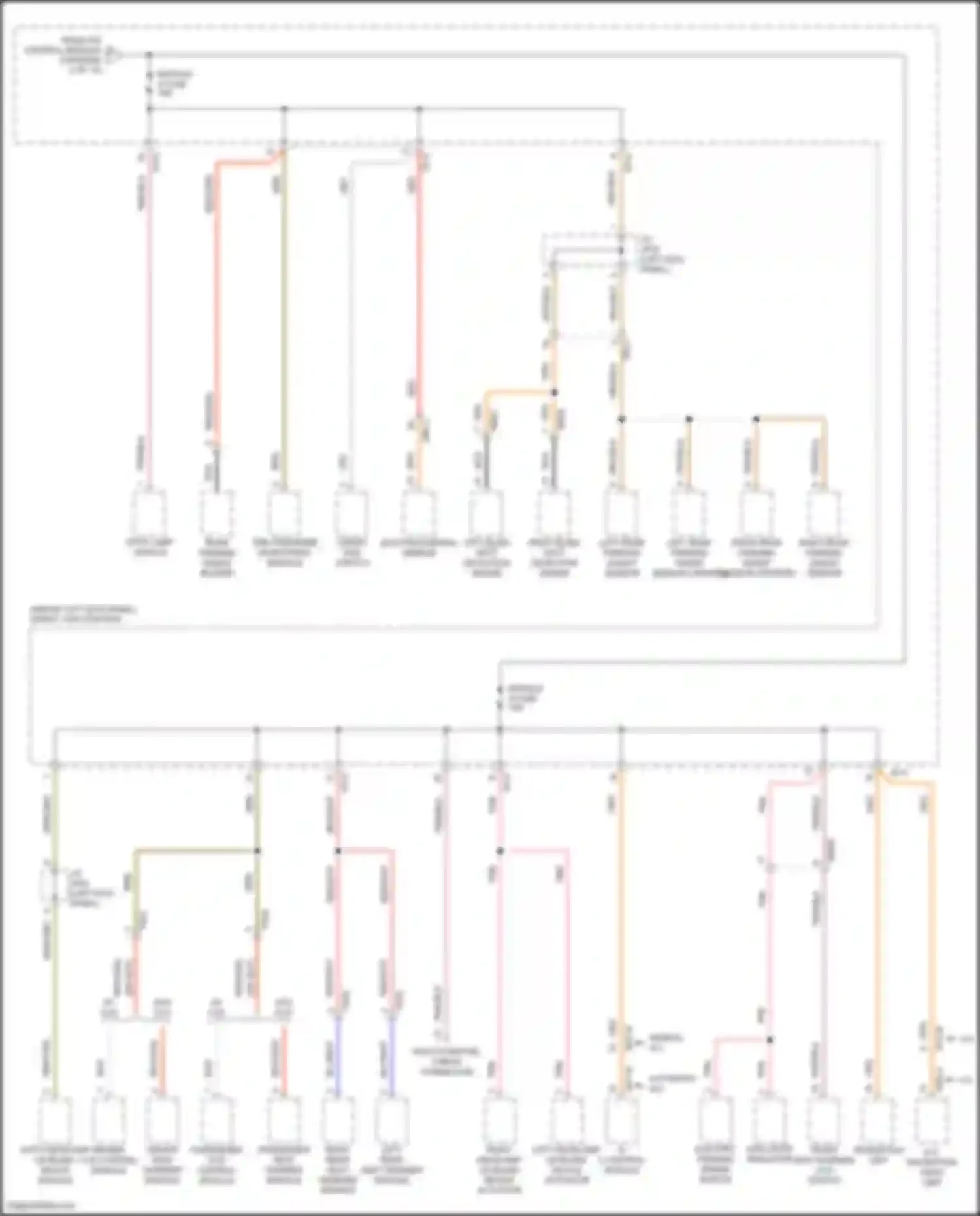 Wiring diagram module 4 fuse for Kia K5 I facelift (2013-2015)
