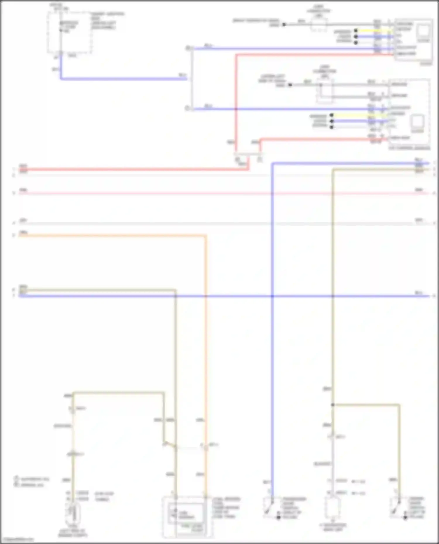 Wiring diagram a/c control module for Kia K5 I facelift (2013-2015) (16 of 26)