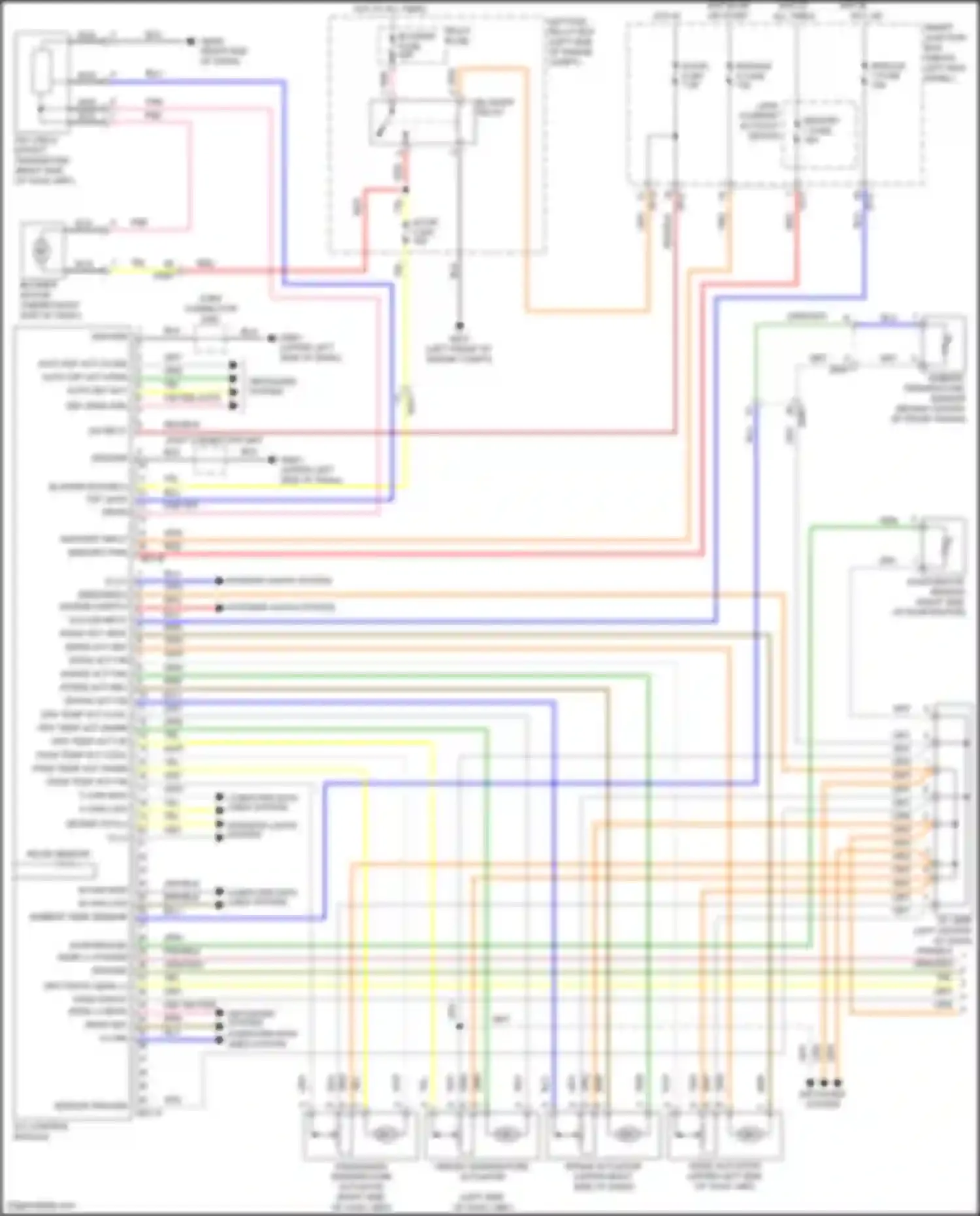 Wiring diagram ambient temperature sensor for Kia K5 I facelift (2013-2015) (2 of 4)