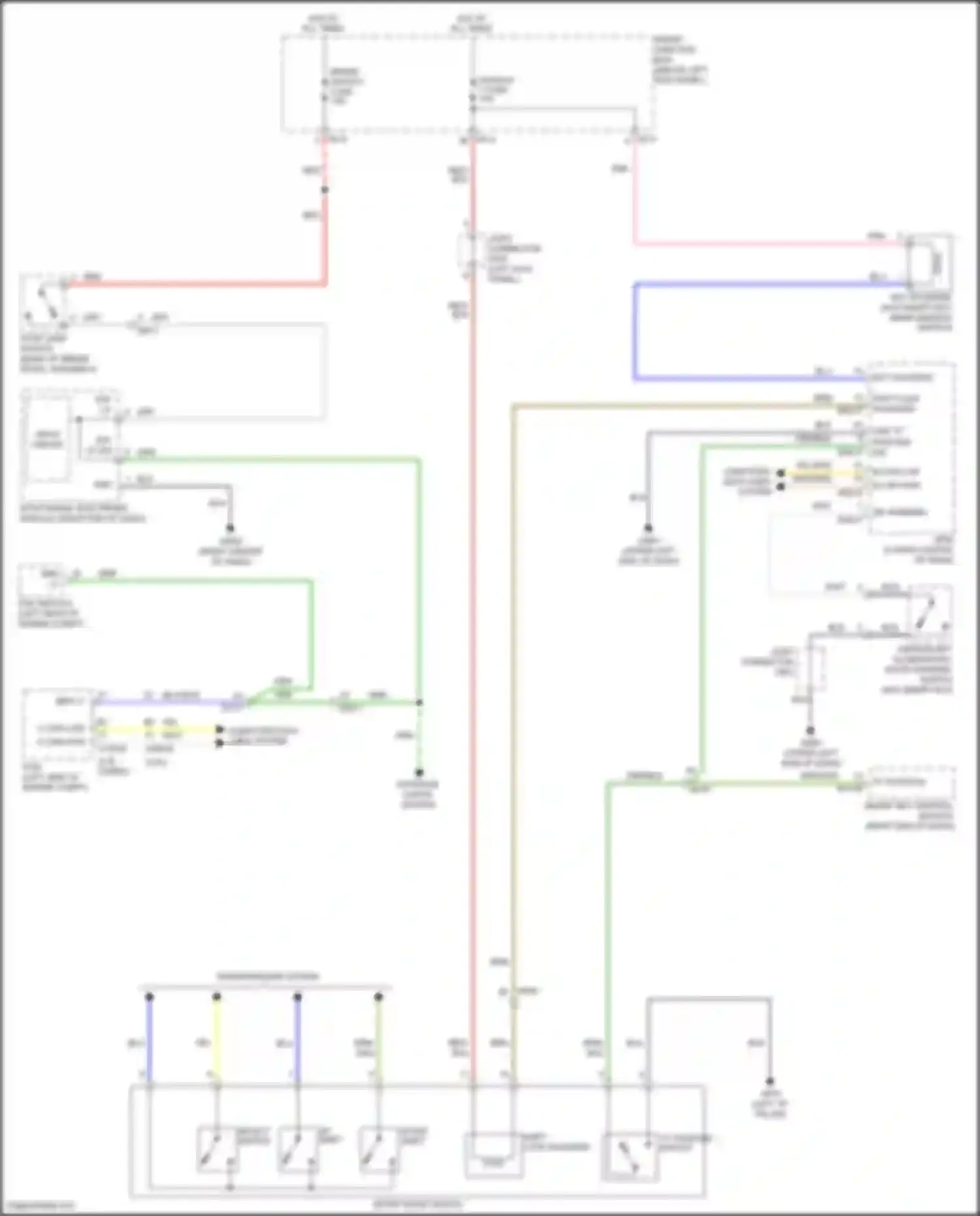 Wiring diagram b-can low for Kia K5 I facelift (2013-2015) (18 of 19)