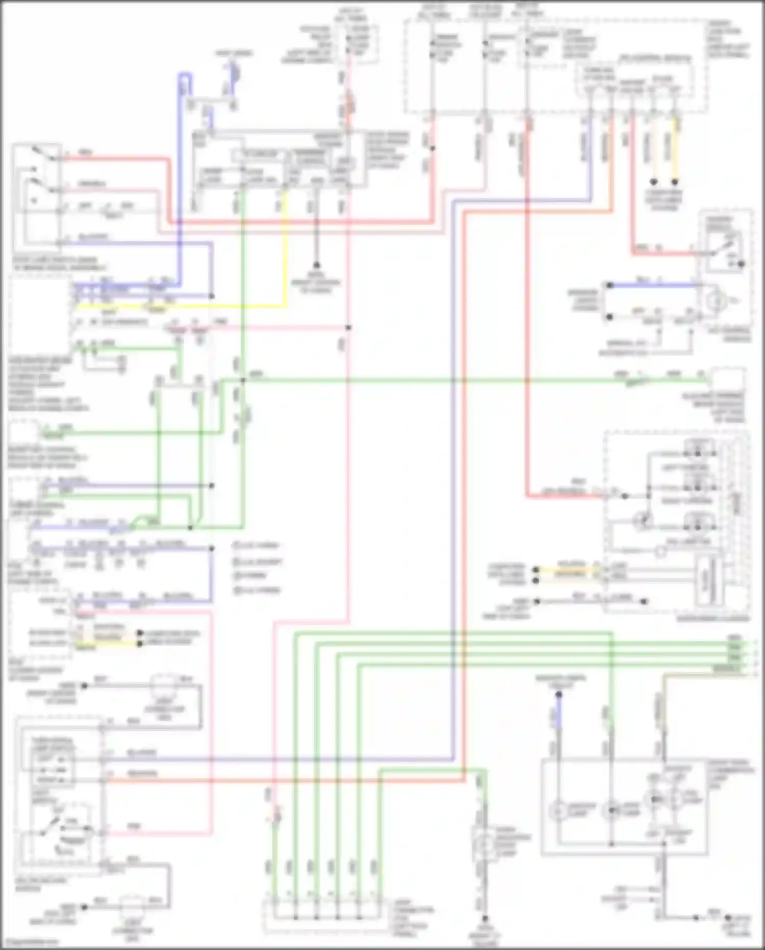 Wiring diagram module 3 fuse for Kia K5 I facelift (2013-2015)