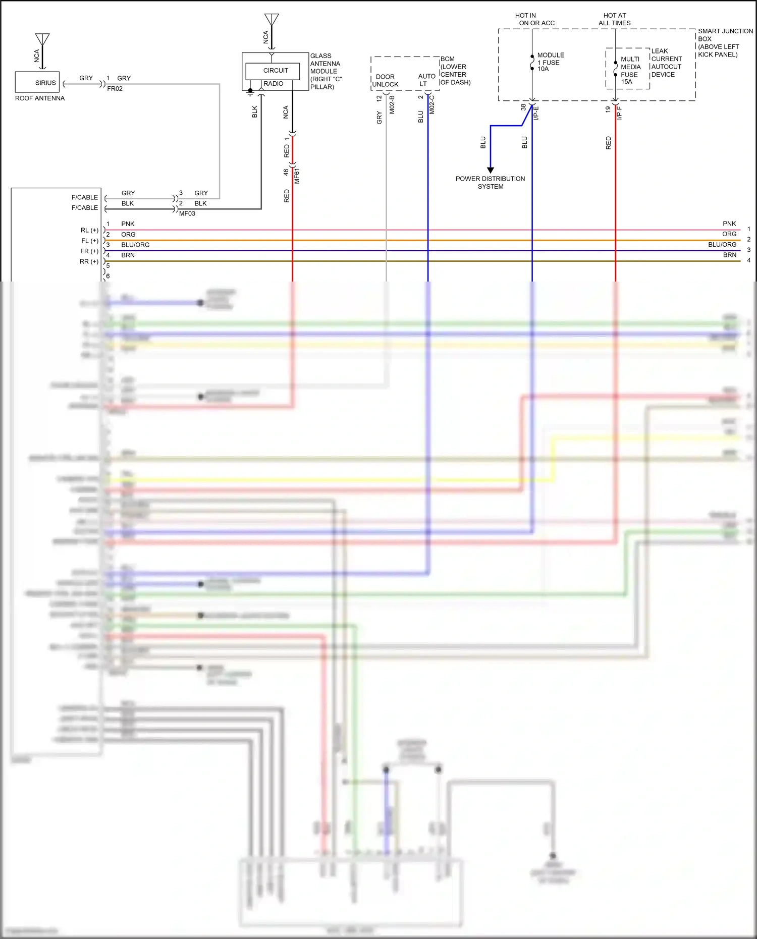Kia K5 I facelift (2013-2015) blu wiring diagram  (90 of 170)