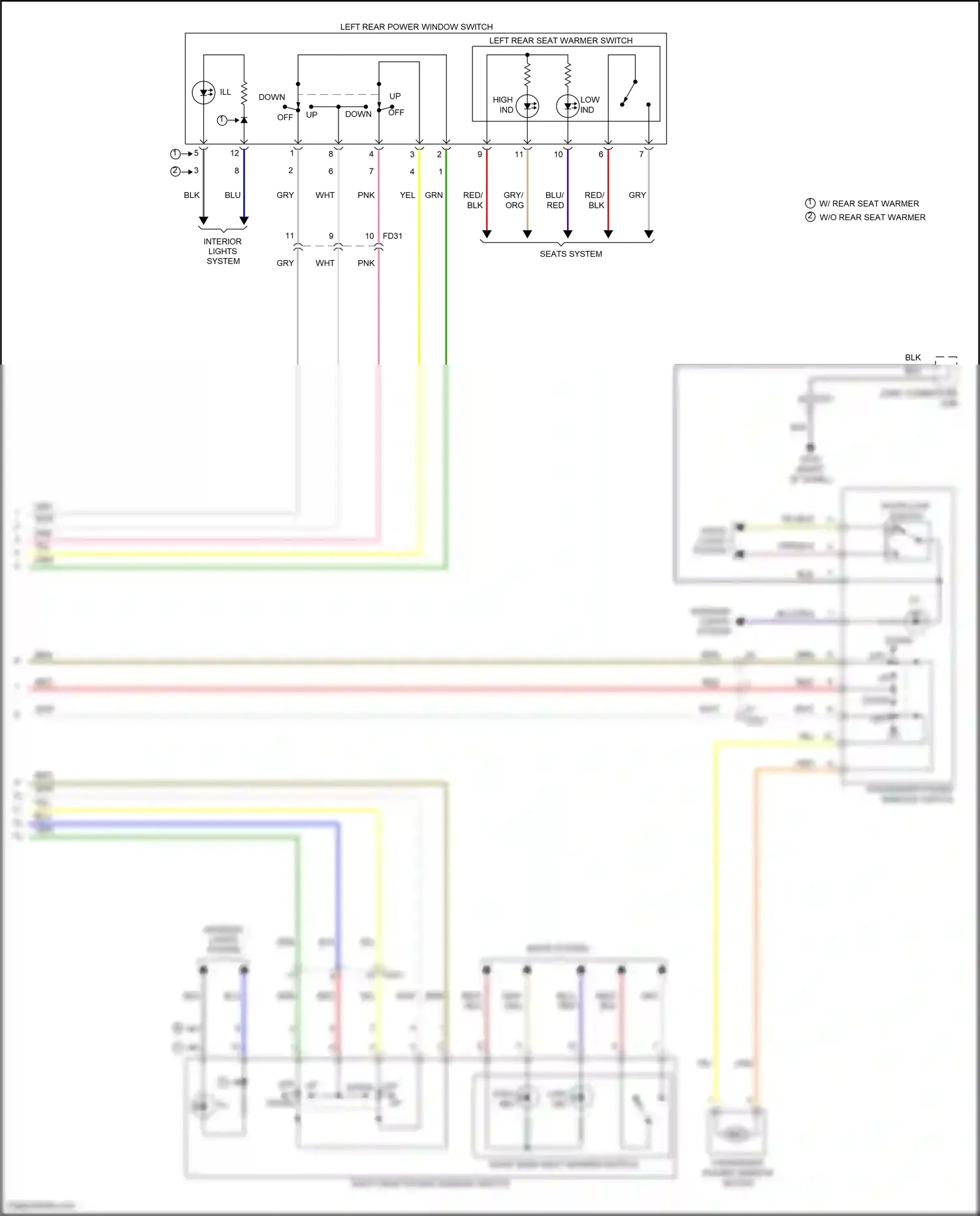 Kia K5 I facelift (2013-2015) blu wiring diagram  (30 of 170)