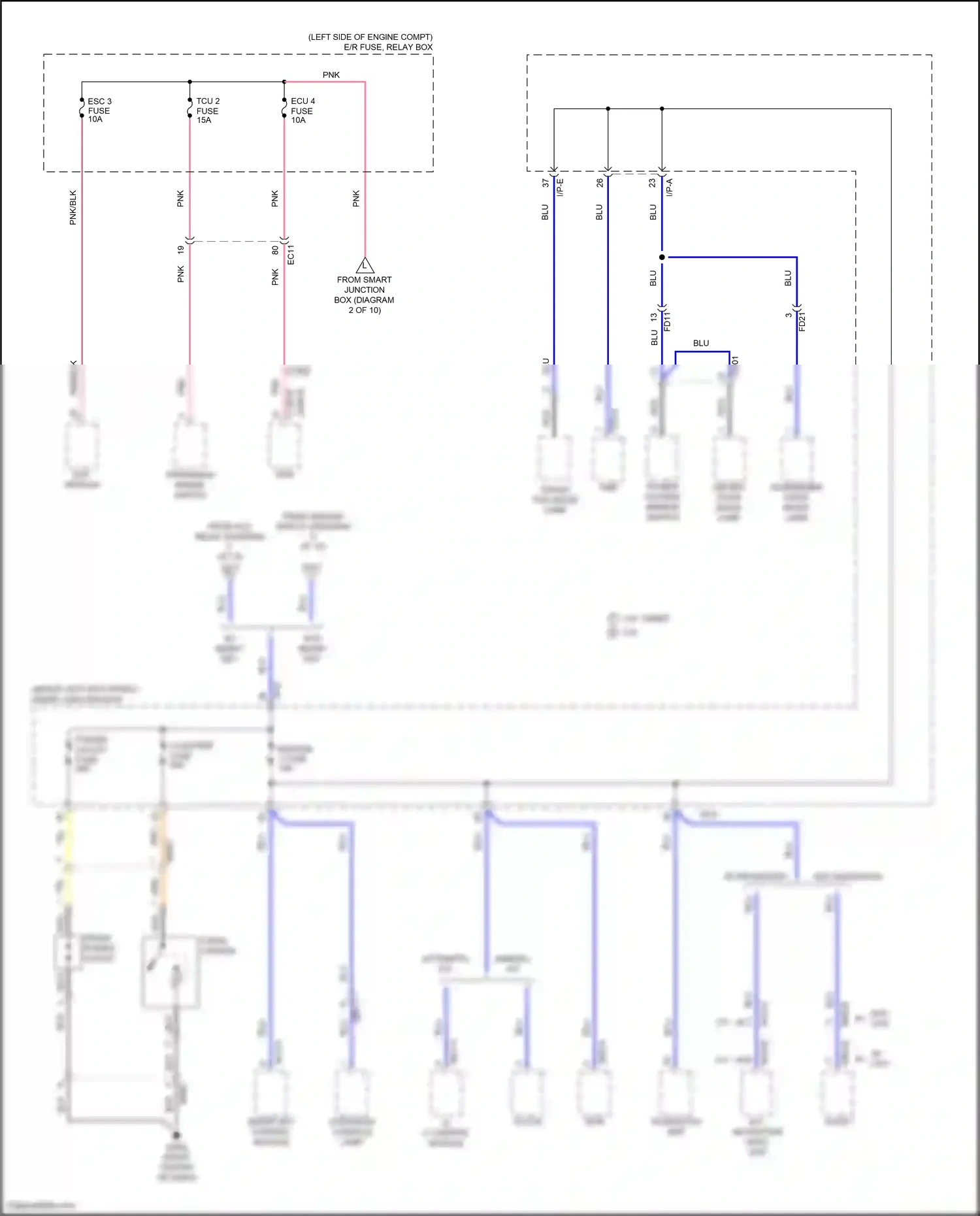 Kia K5 I facelift (2013-2015) blu wiring diagram  (55 of 170)