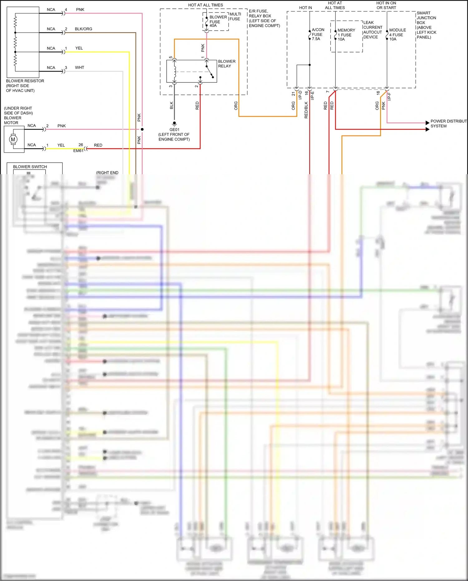 Kia K5 I facelift (2013-2015) blu wiring diagram  (139 of 170)