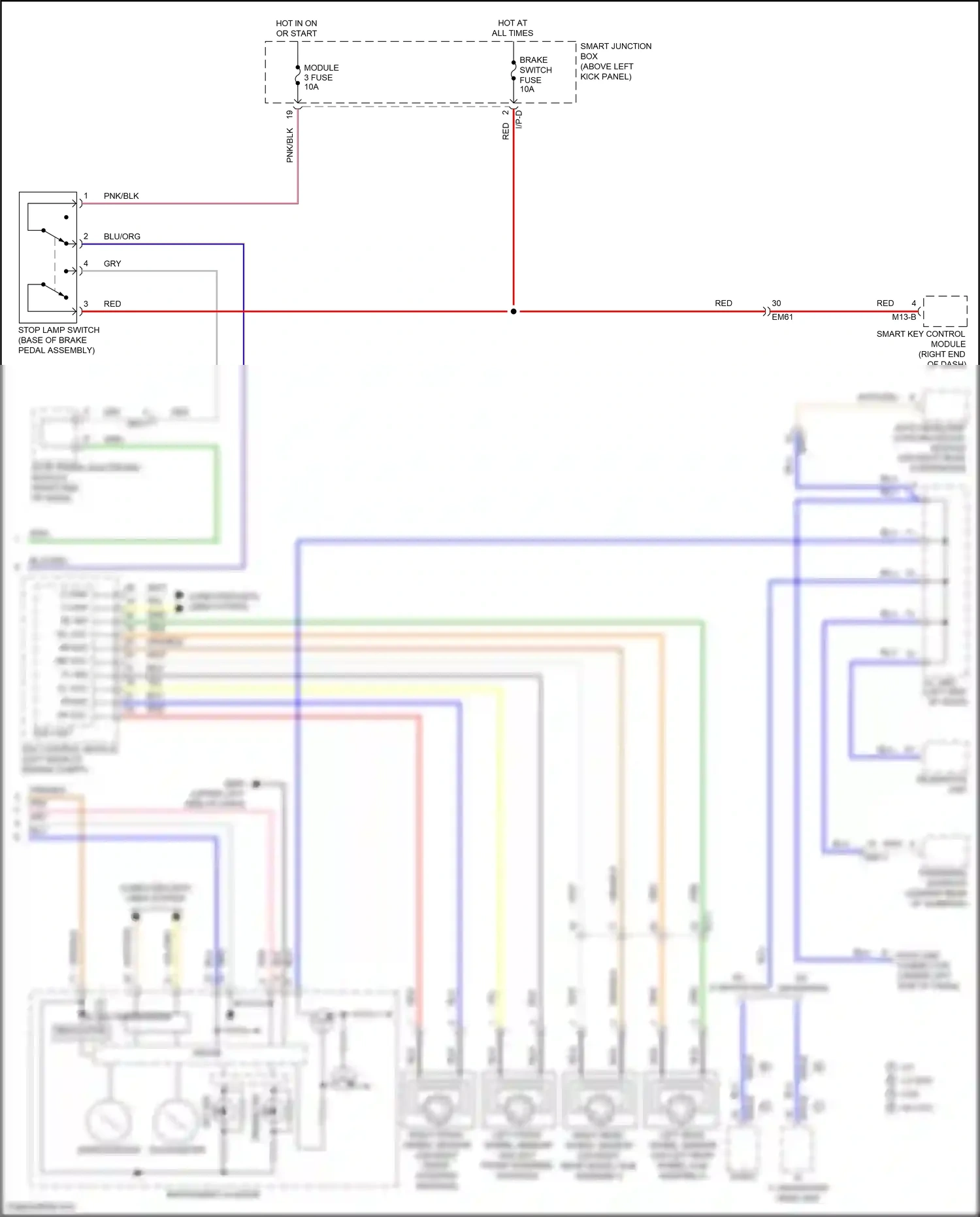 Kia K5 I facelift (2013-2015) blu wiring diagram  (122 of 170)