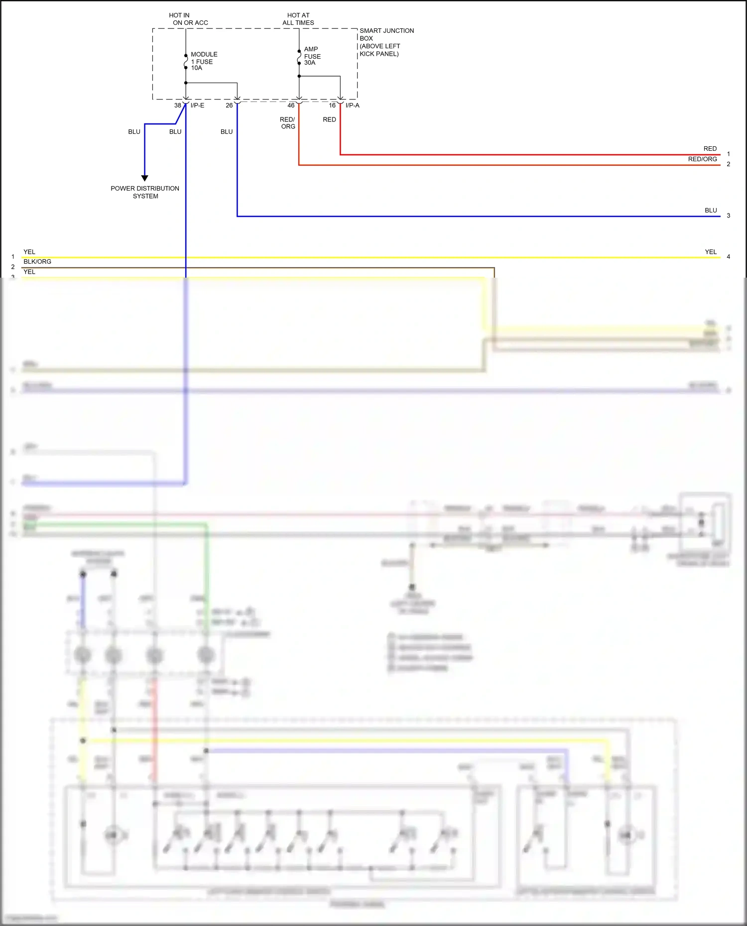 Kia K5 I facelift (2013-2015) blu wiring diagram  (149 of 170)