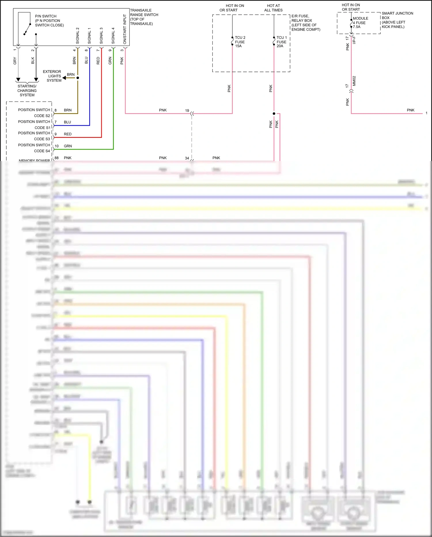 Kia K5 I facelift (2013-2015) blu wiring diagram  (146 of 170)
